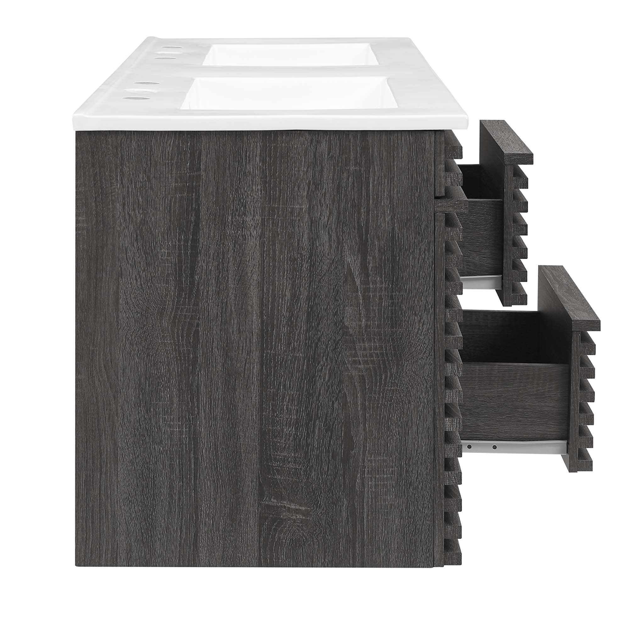 Render Wall-Mount Bathroom Vanity Basin Included