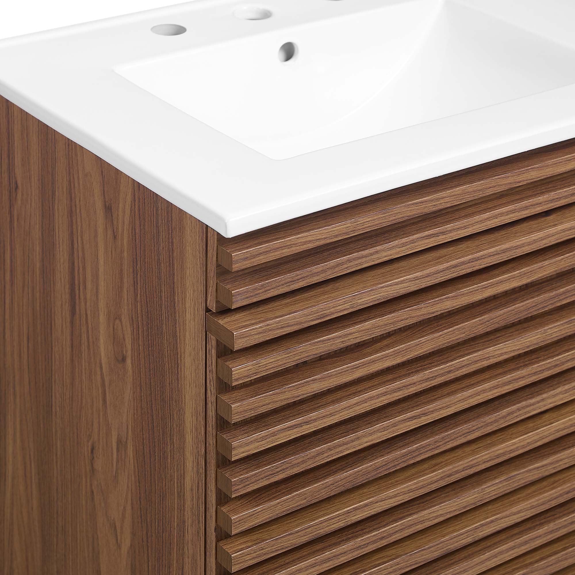 Render Wall-Mount Bathroom Vanity Basin Included