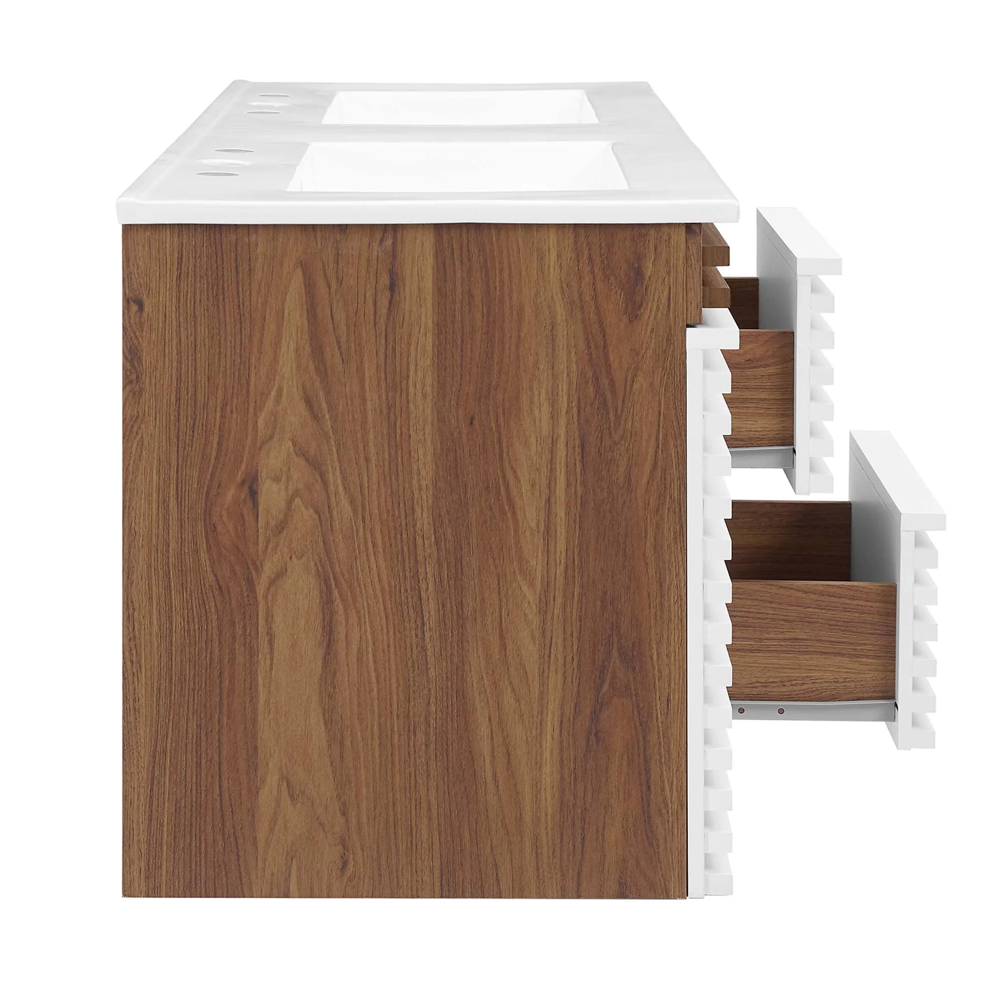 Render Wall-Mount Bathroom Vanity Basin Included