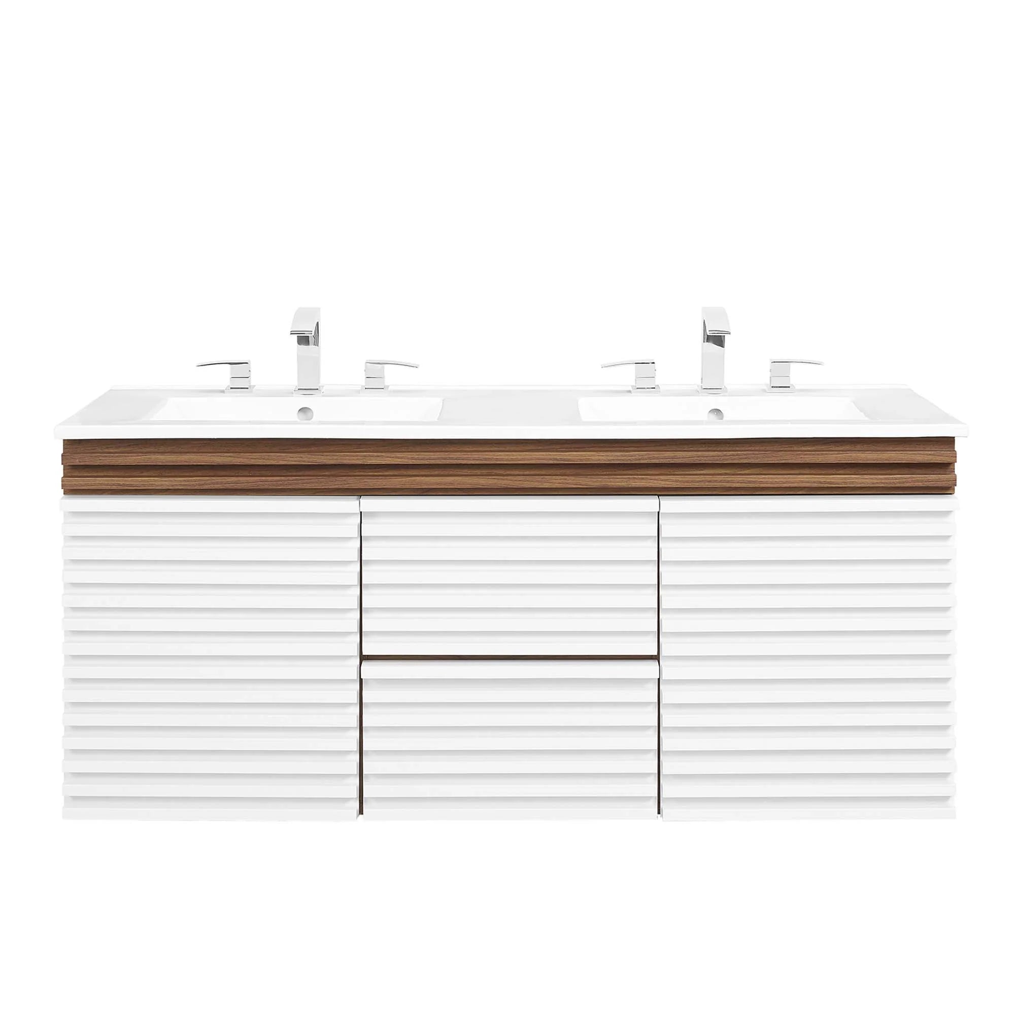 Render Wall-Mount Bathroom Vanity Basin Included