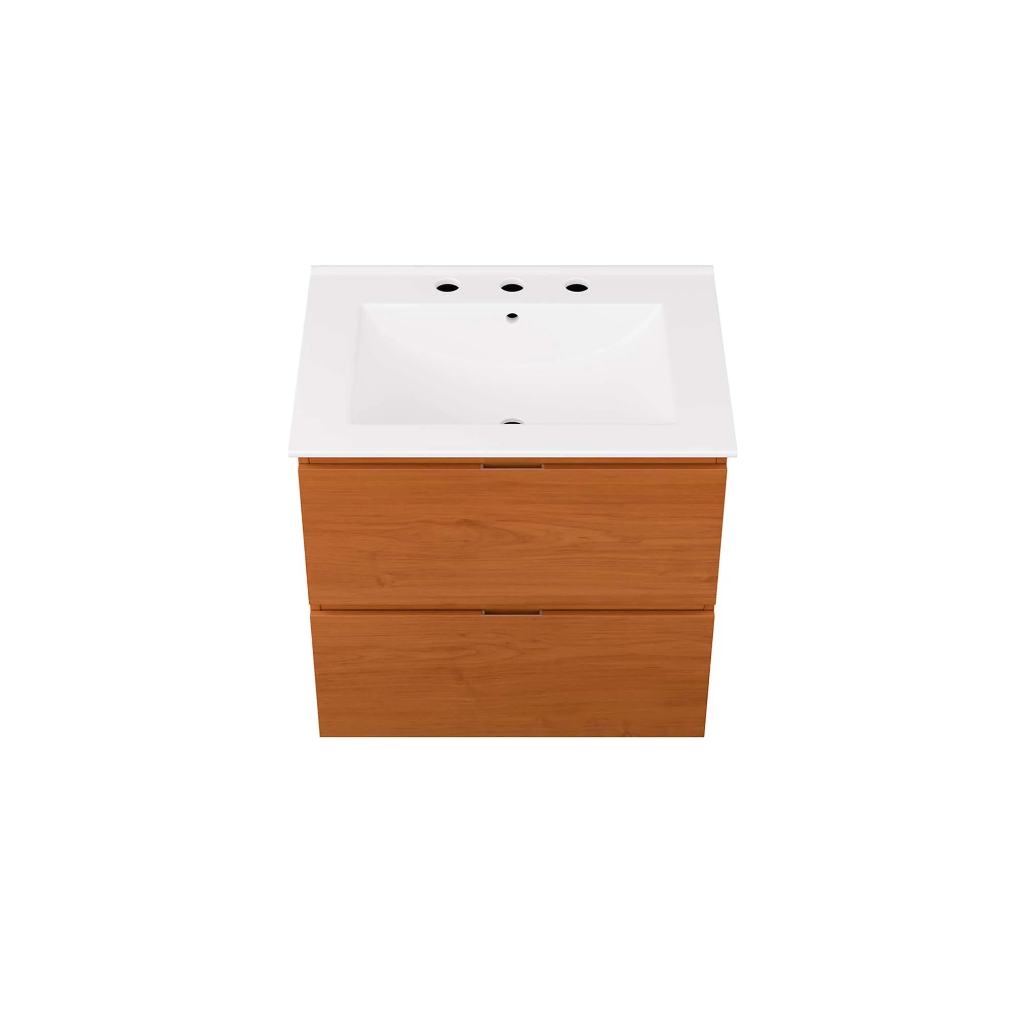 Scenic Wall-Mount Bathroom Vanity Basin Included