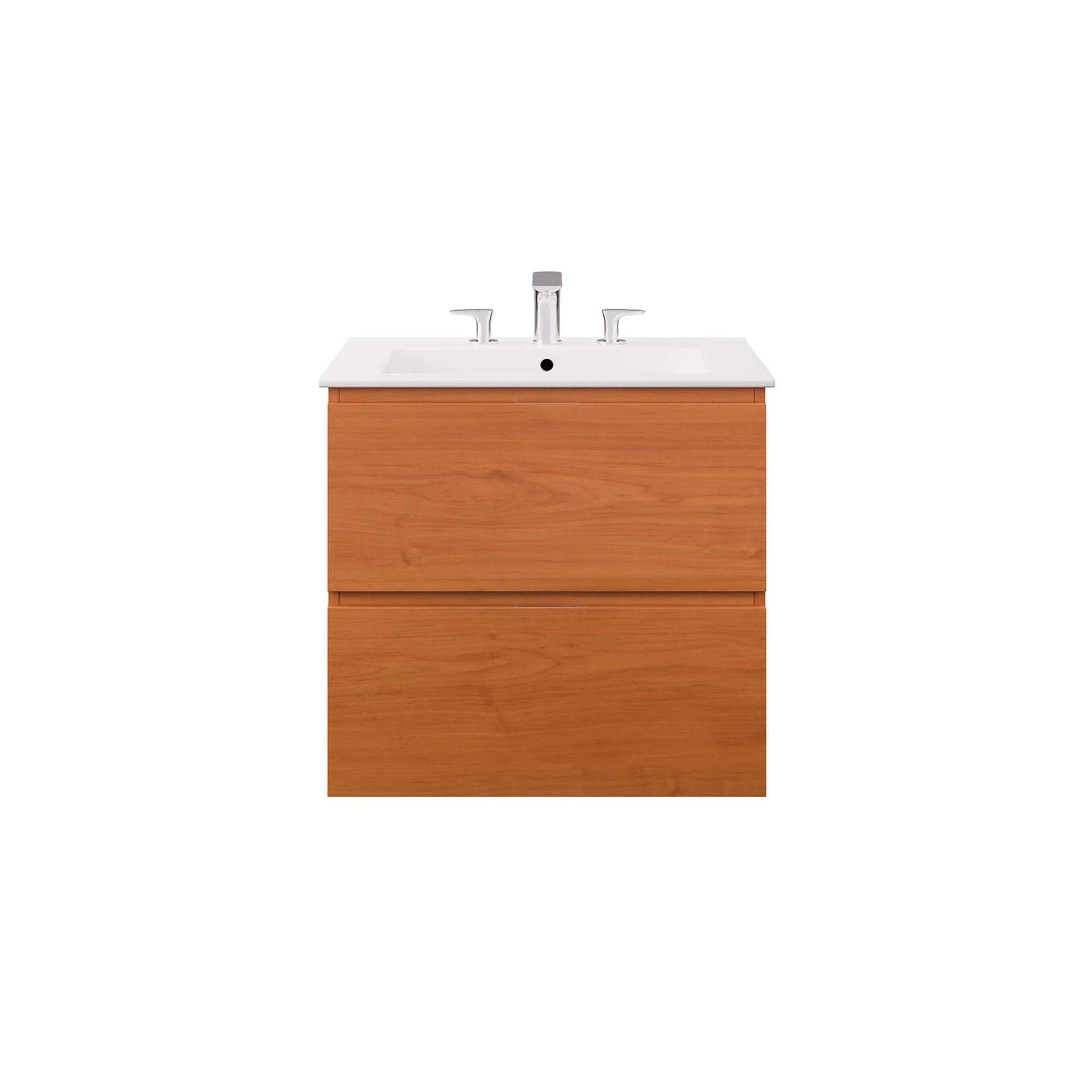 Scenic Wall-Mount Bathroom Vanity Basin Included