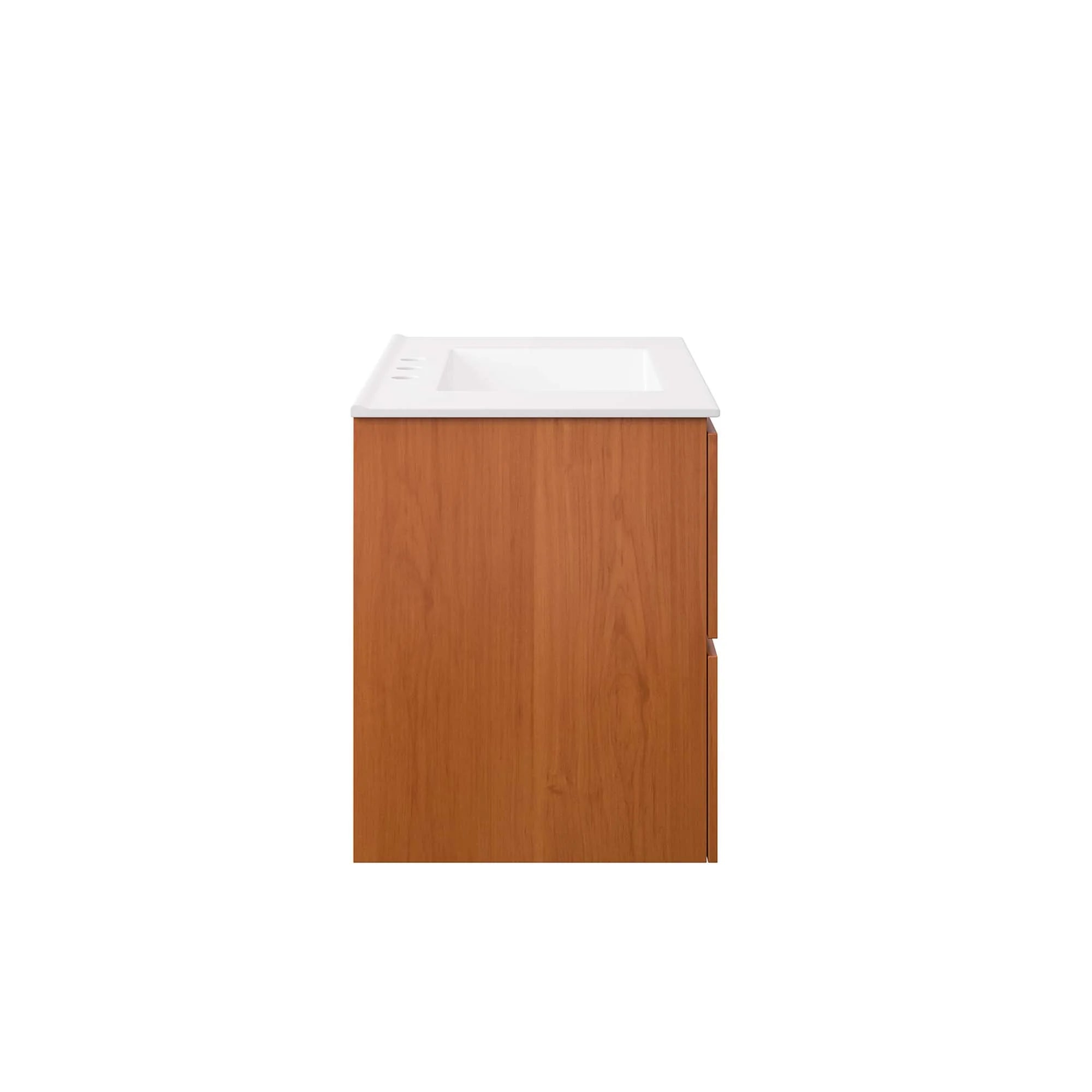 Scenic Wall-Mount Bathroom Vanity Basin Included