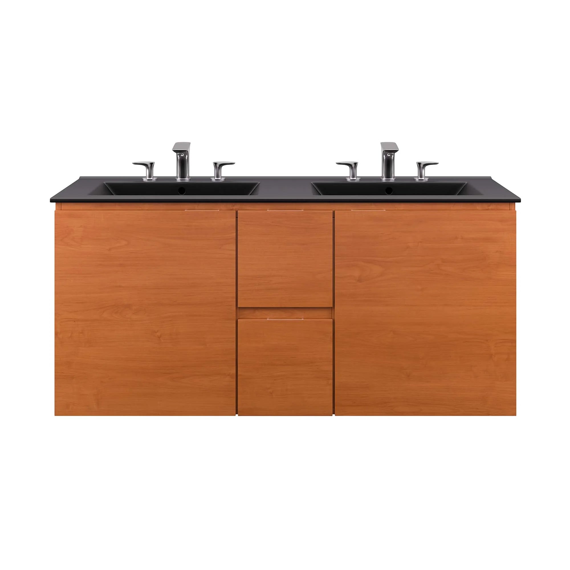 Scenic Wall-Mount Bathroom Vanity Basin Included