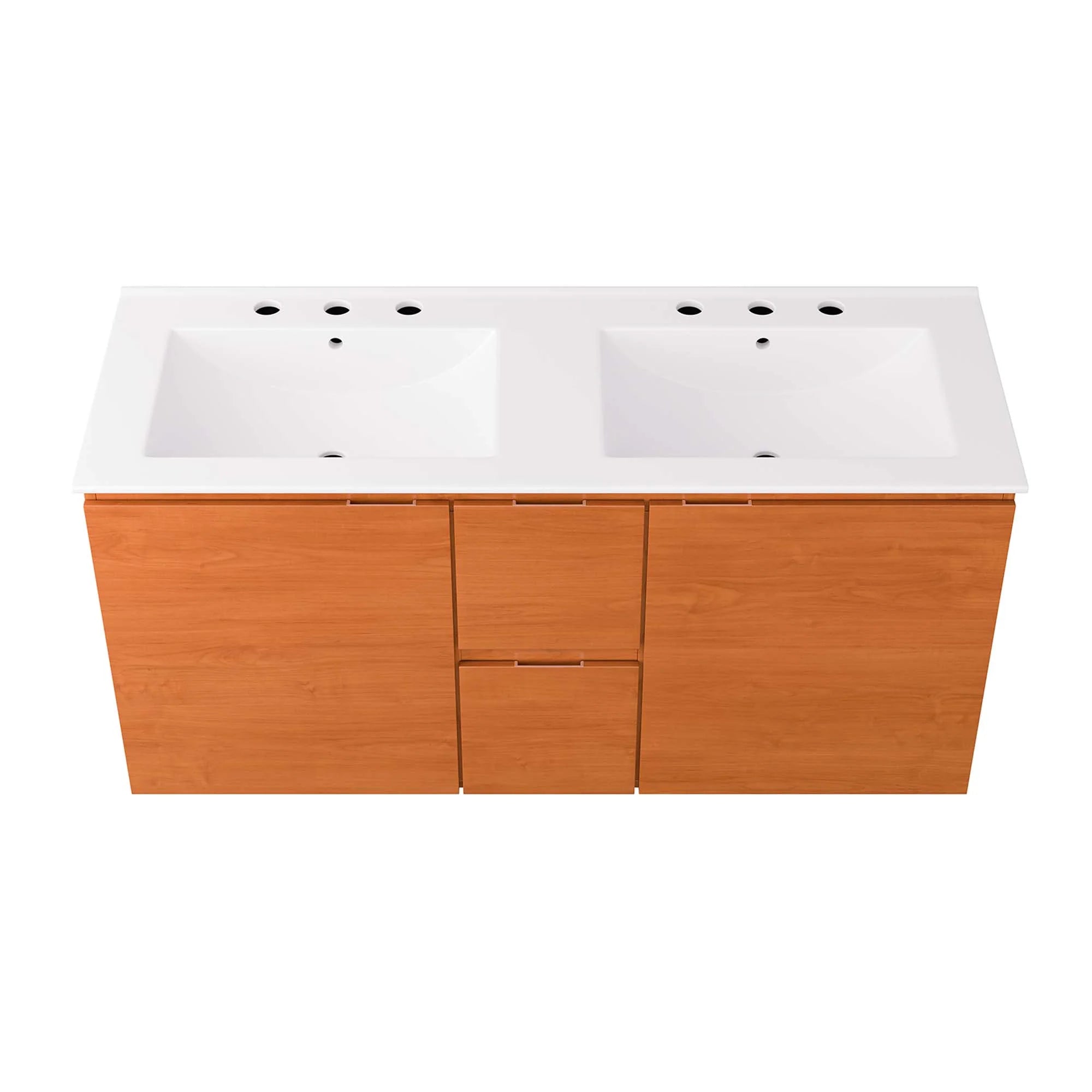 Scenic Wall-Mount Bathroom Vanity Basin Included