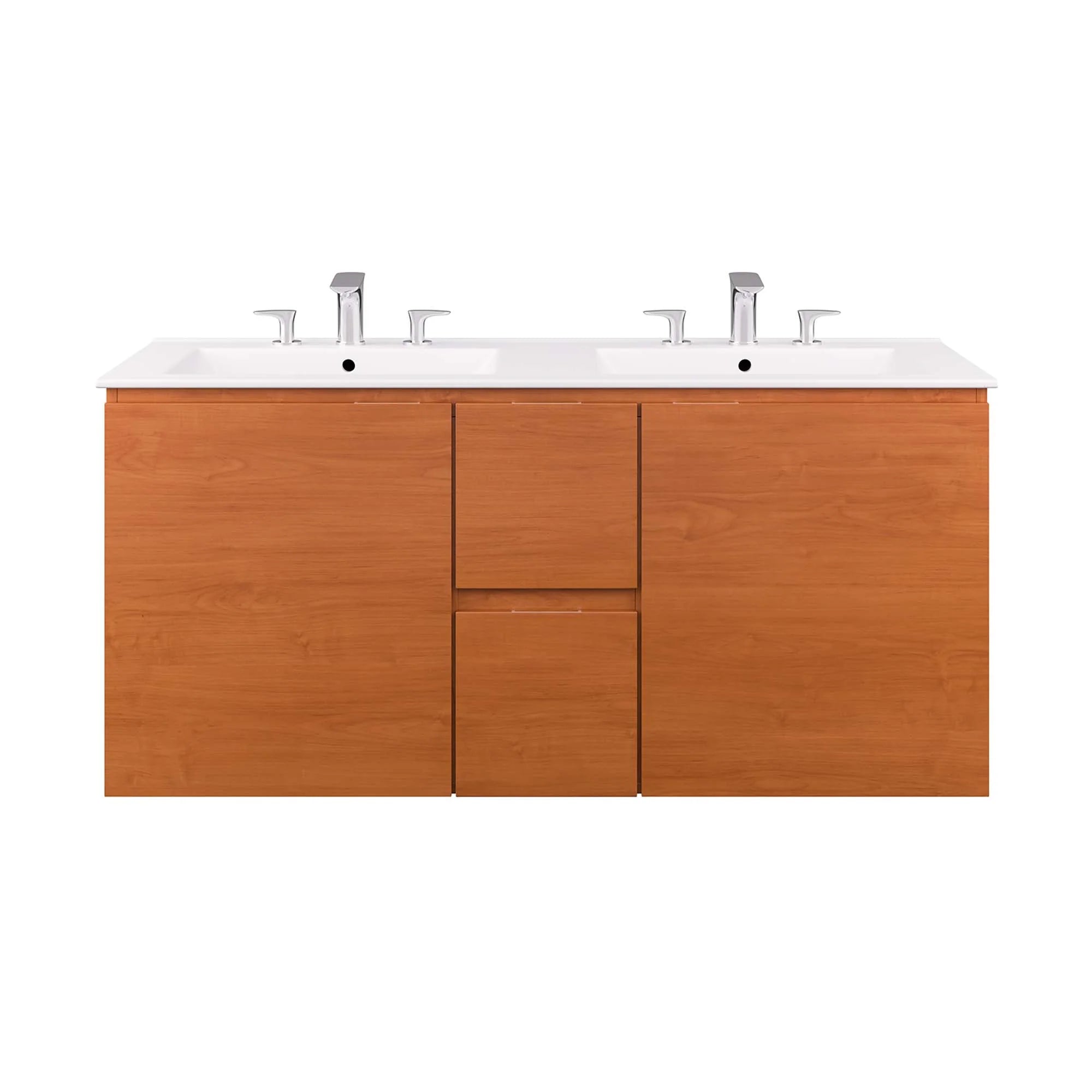 Scenic Wall-Mount Bathroom Vanity Basin Included