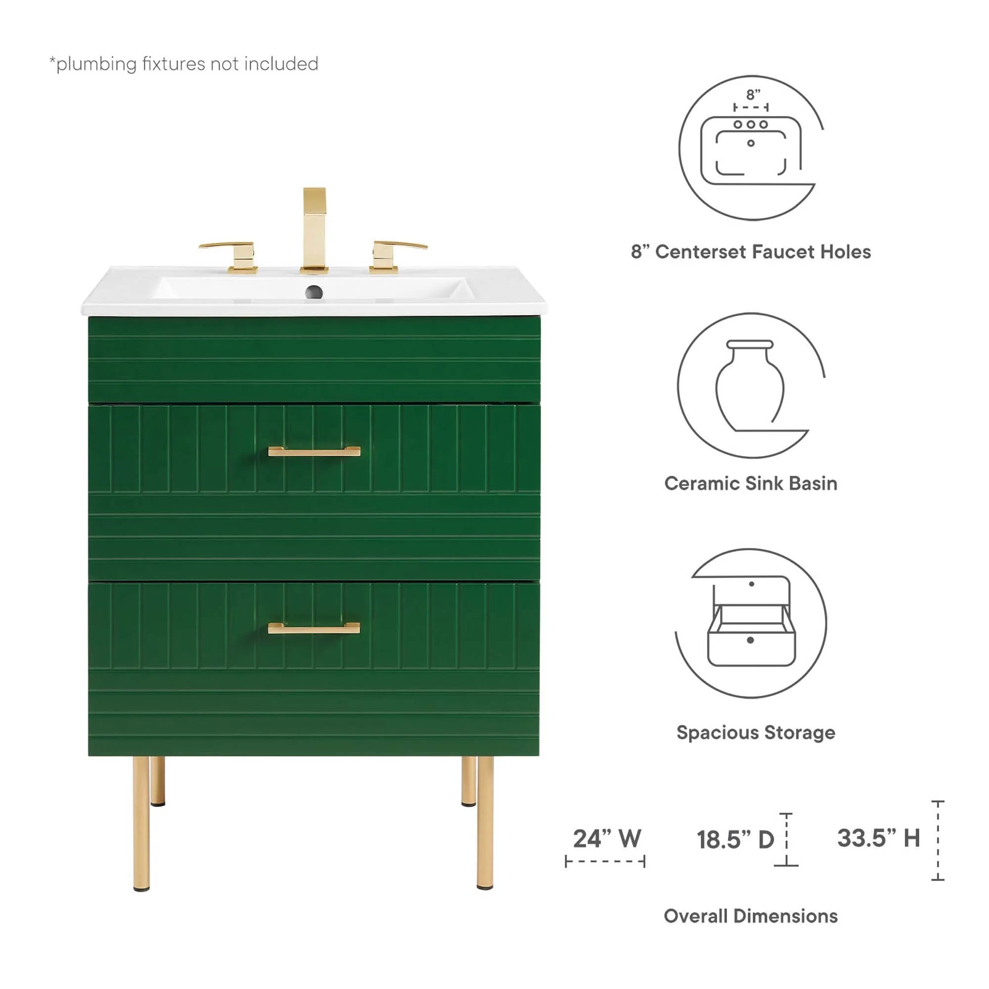 Daybreak Bathroom Vanity Basin Included