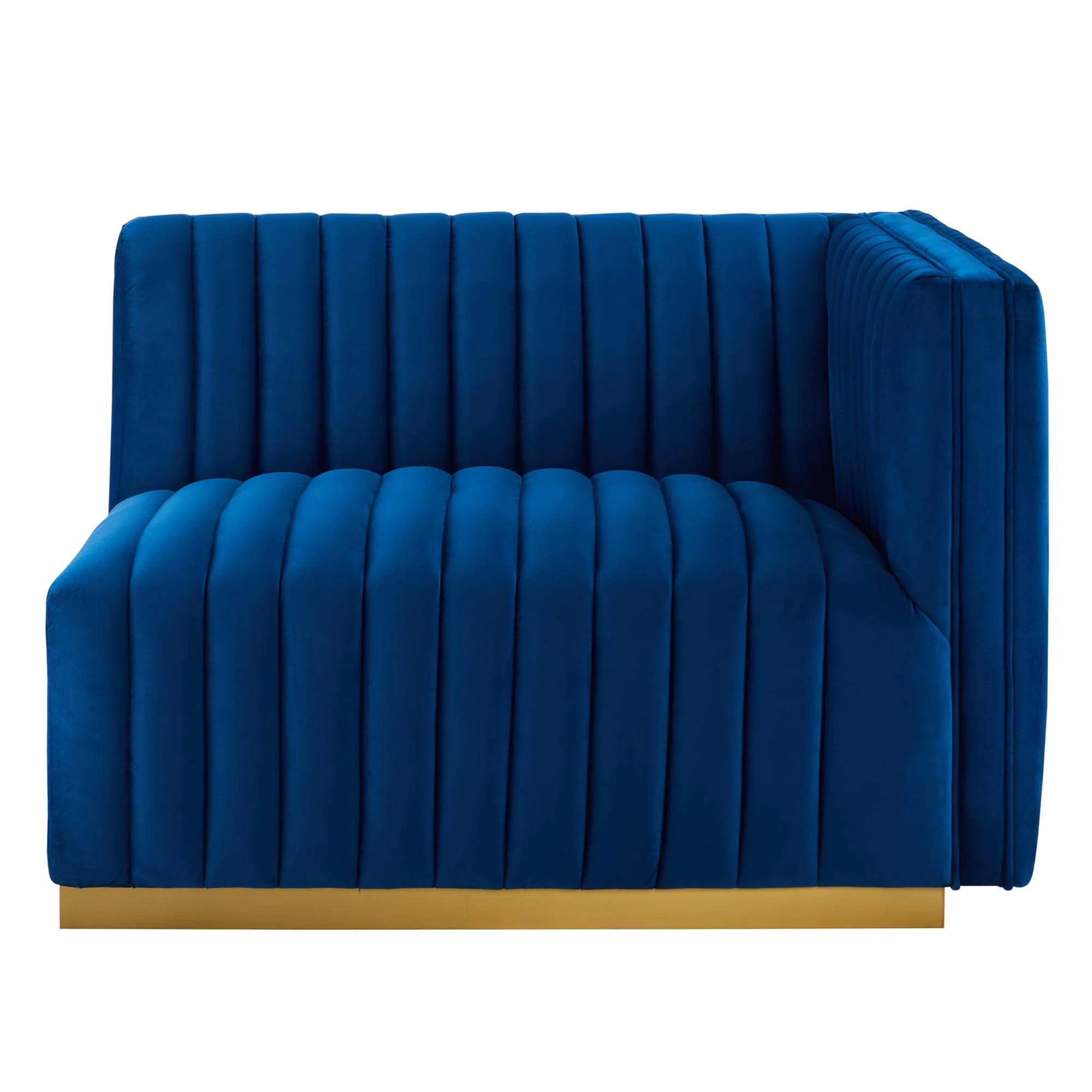 Conjure Channel Tufted Performance Velvet Loveseat