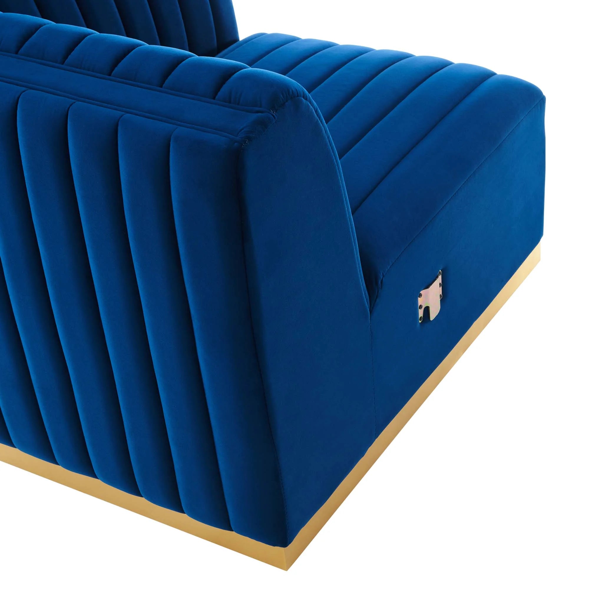 Chaise sans accoudoirs rembourrée en duvet Commix