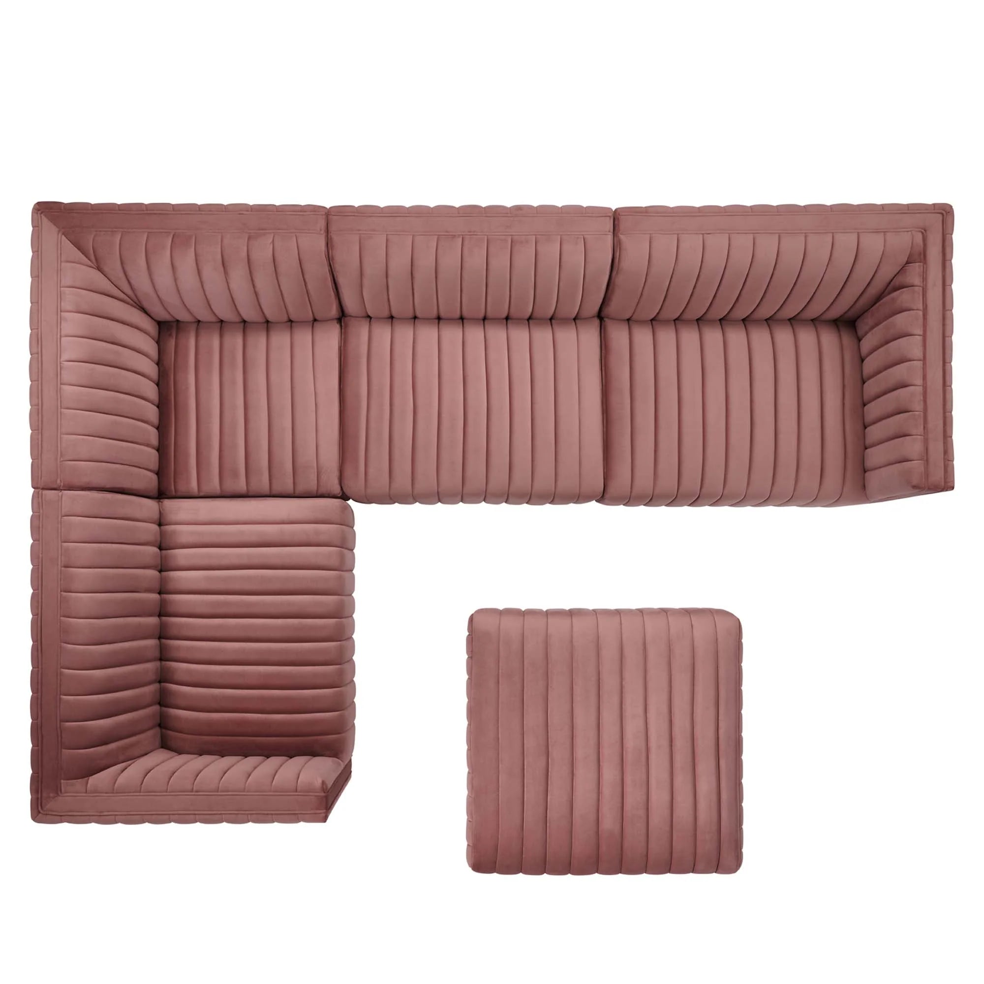 Chaise sans accoudoirs rembourrée en duvet Commix