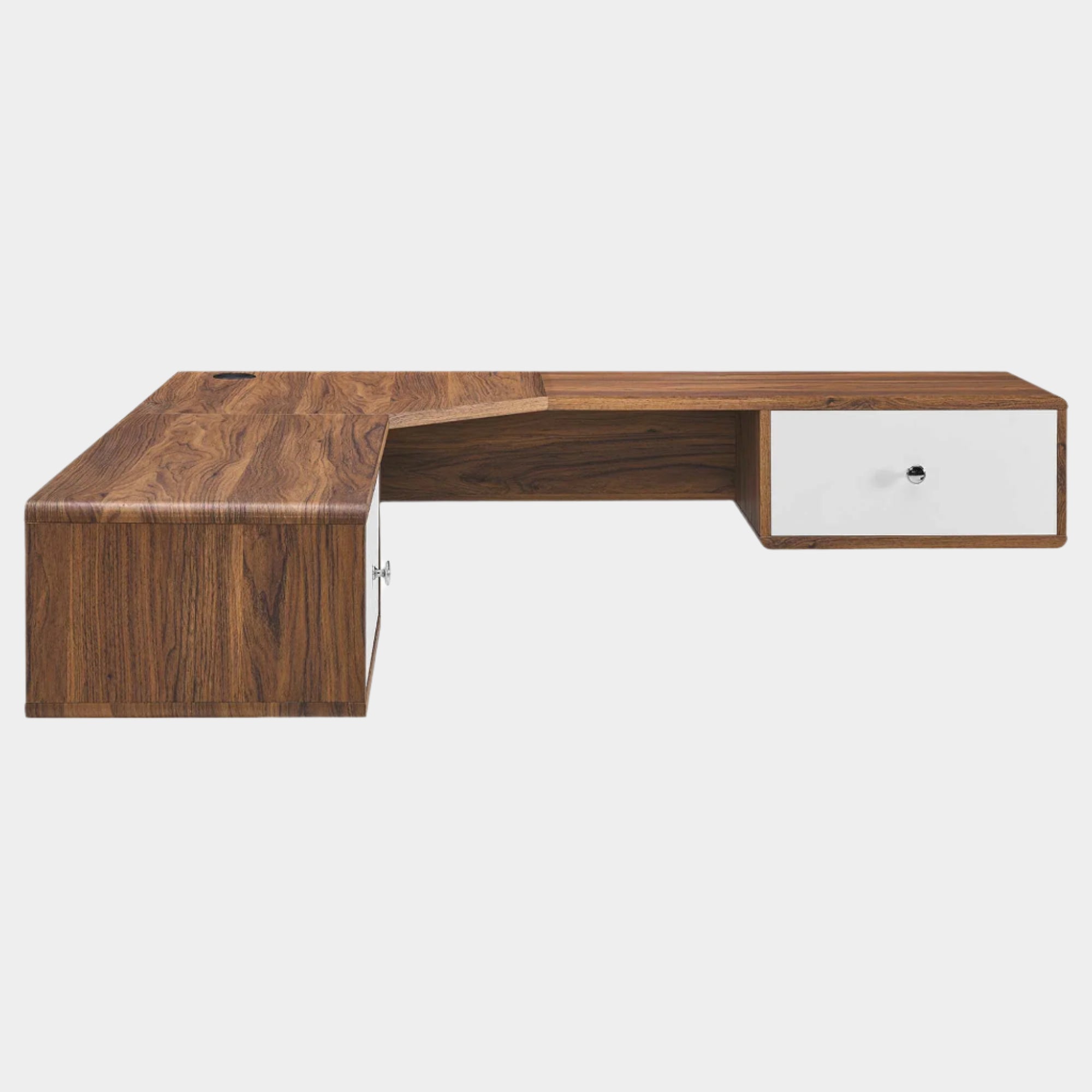 Transmit Wall Mount Corner Wood Office Desk