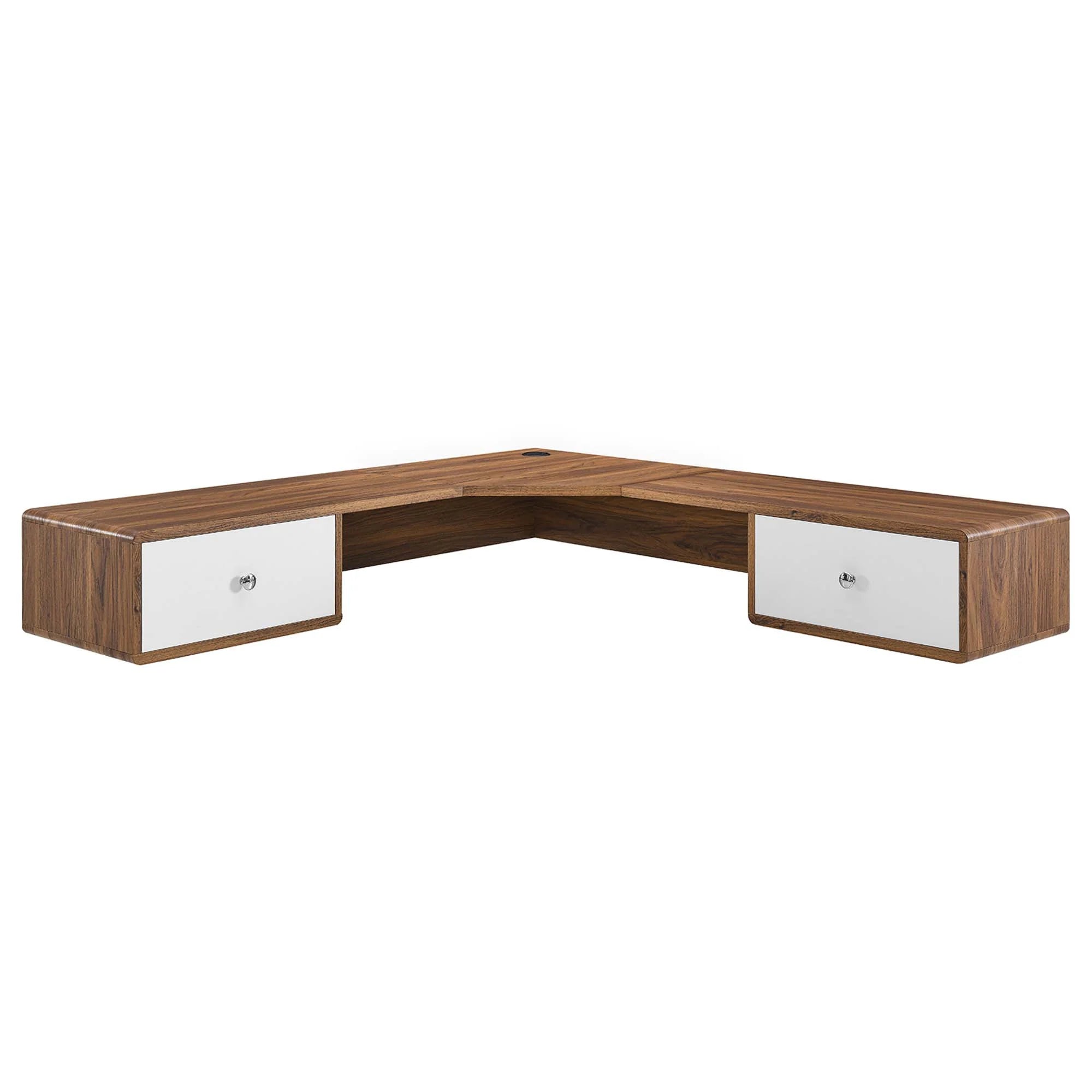 Transmit Wall Mount Corner Wood Office Desk