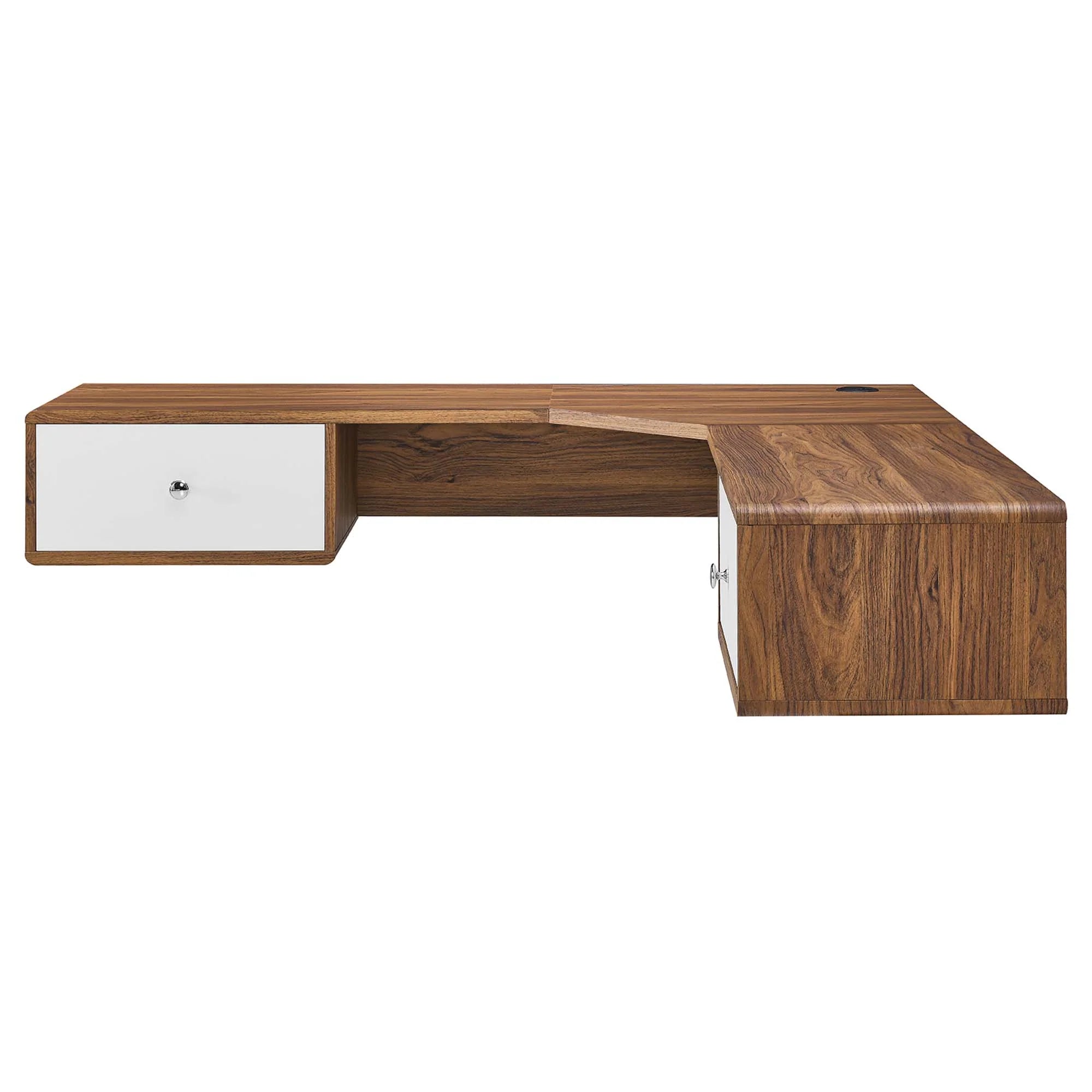 Transmit Wall Mount Corner Wood Office Desk