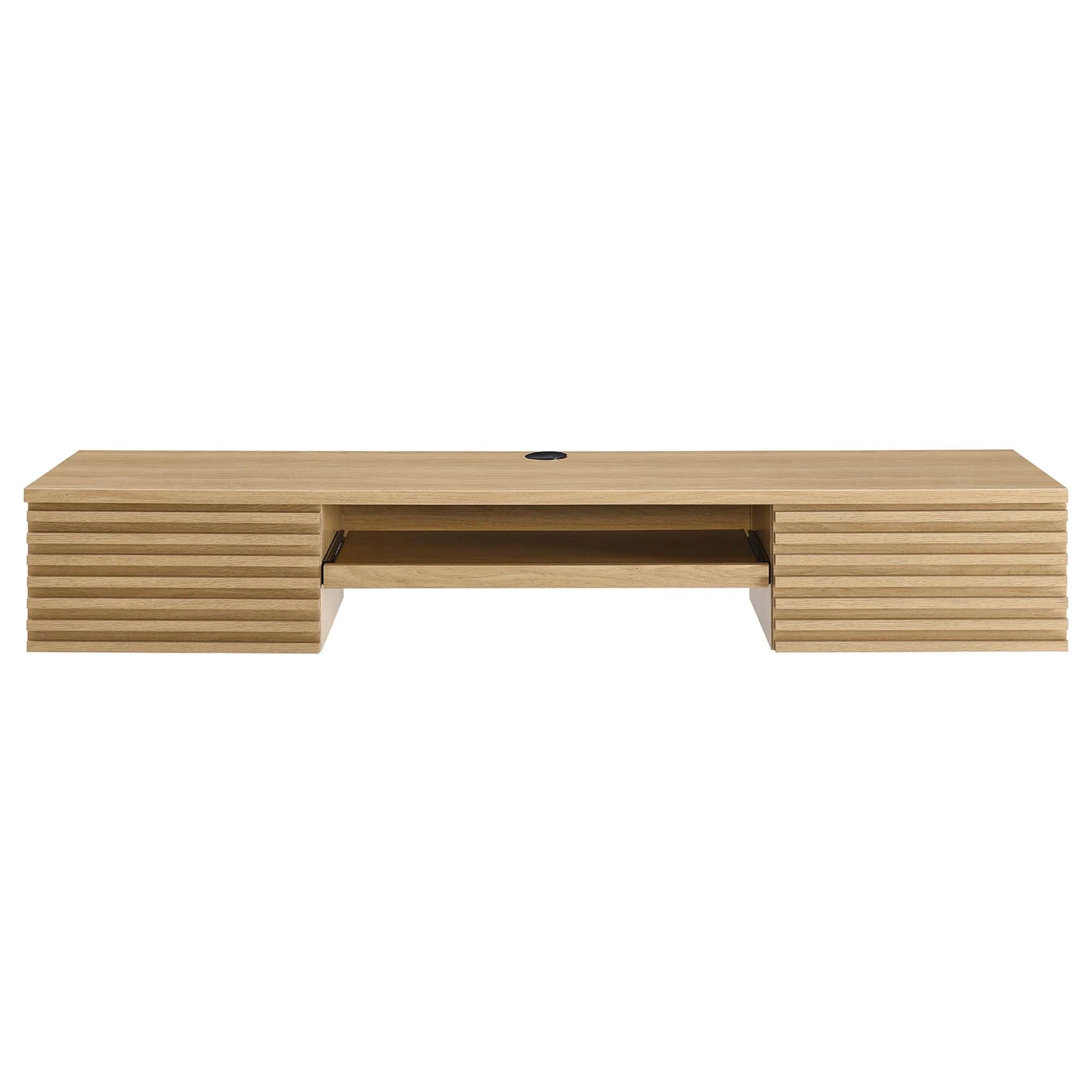 Render Wall Mount Wood Office Desk