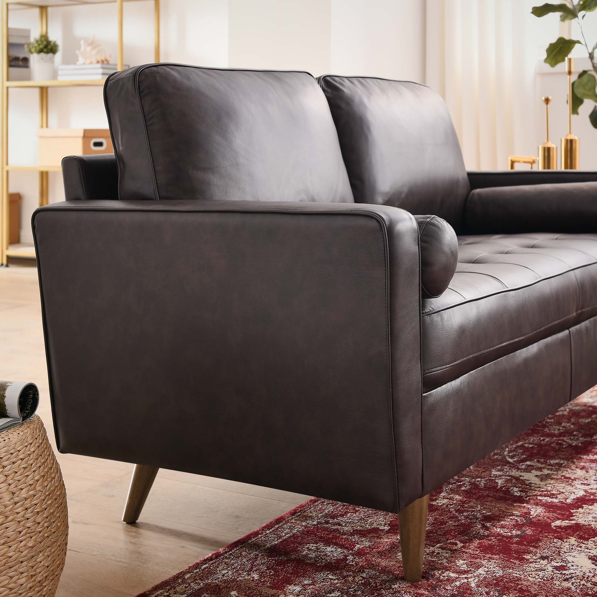 Valour Leather Loveseat