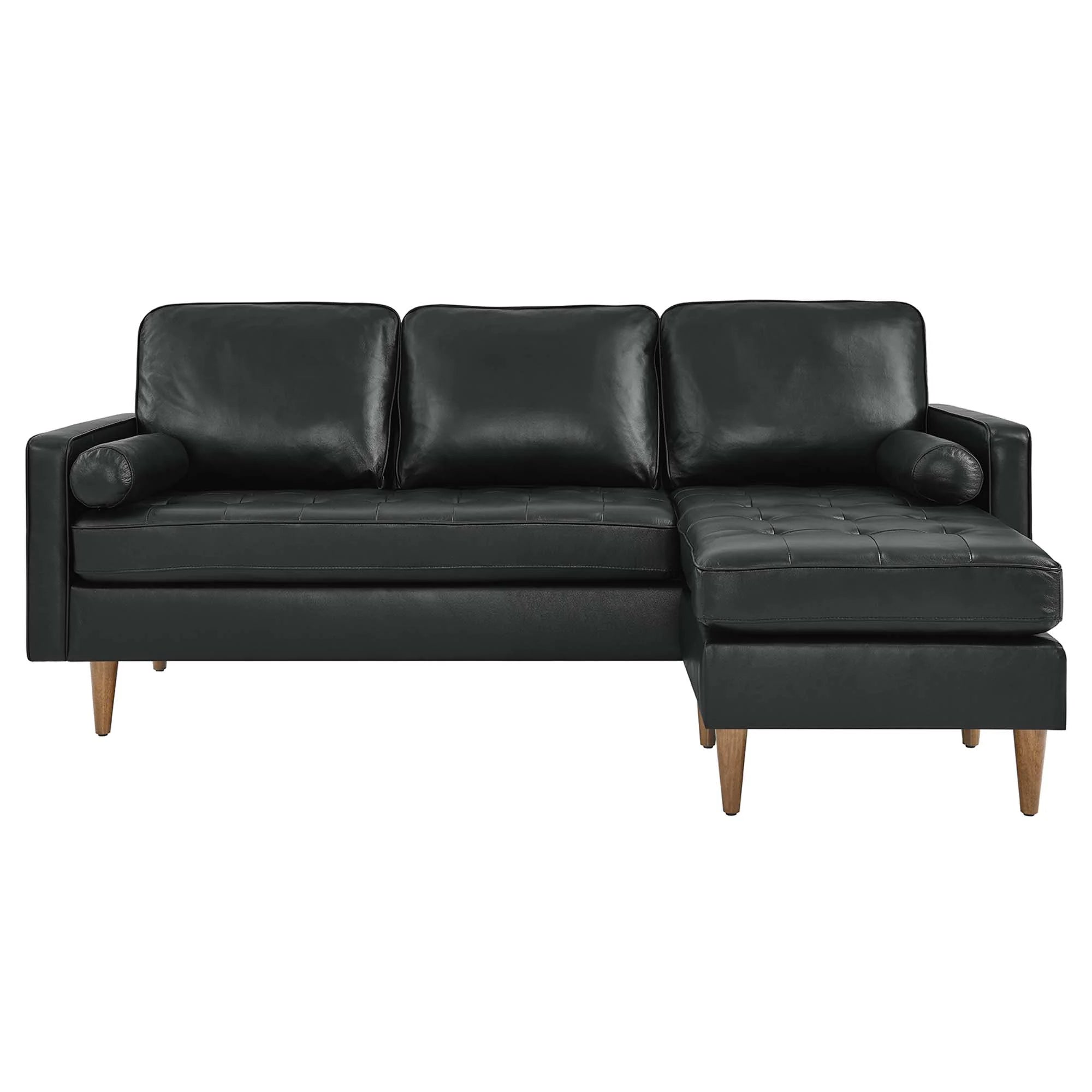 Valour Leather Apartment Sectional Sofa