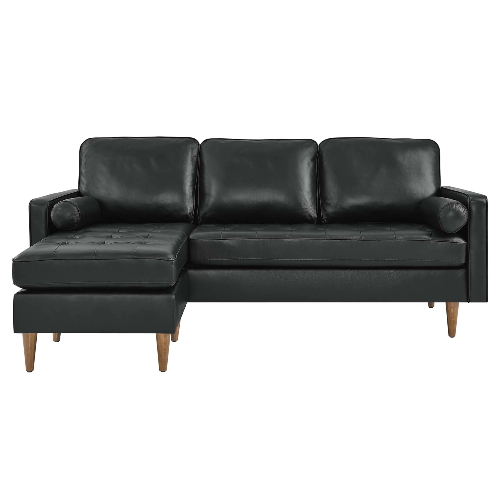 Valour Leather Apartment Sectional Sofa