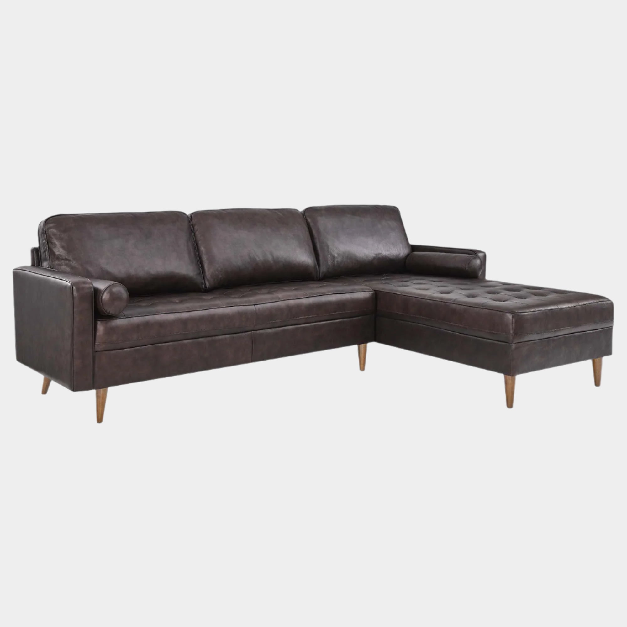 Valour Leather Sectional Sofa