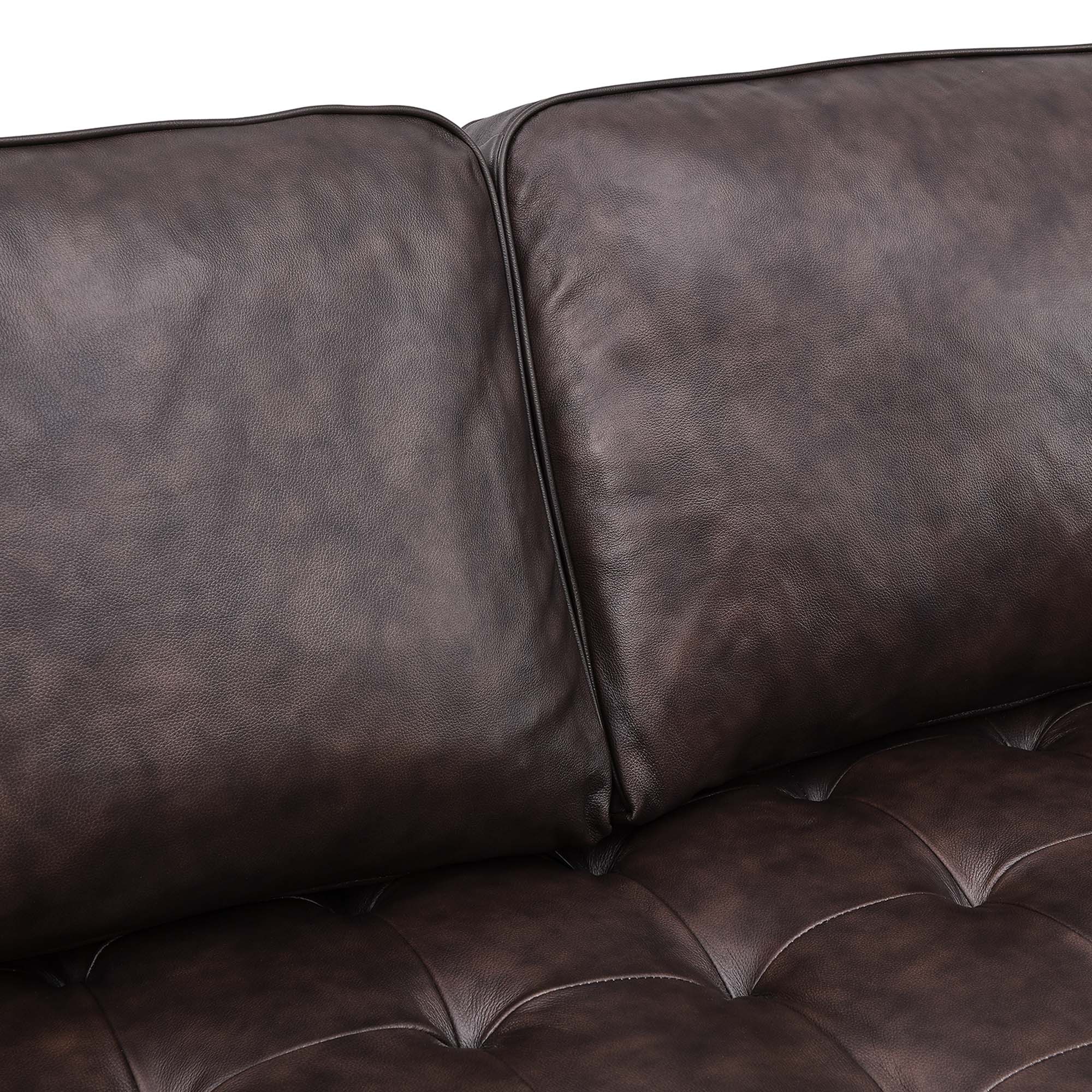 Valour Leather Sectional Sofa