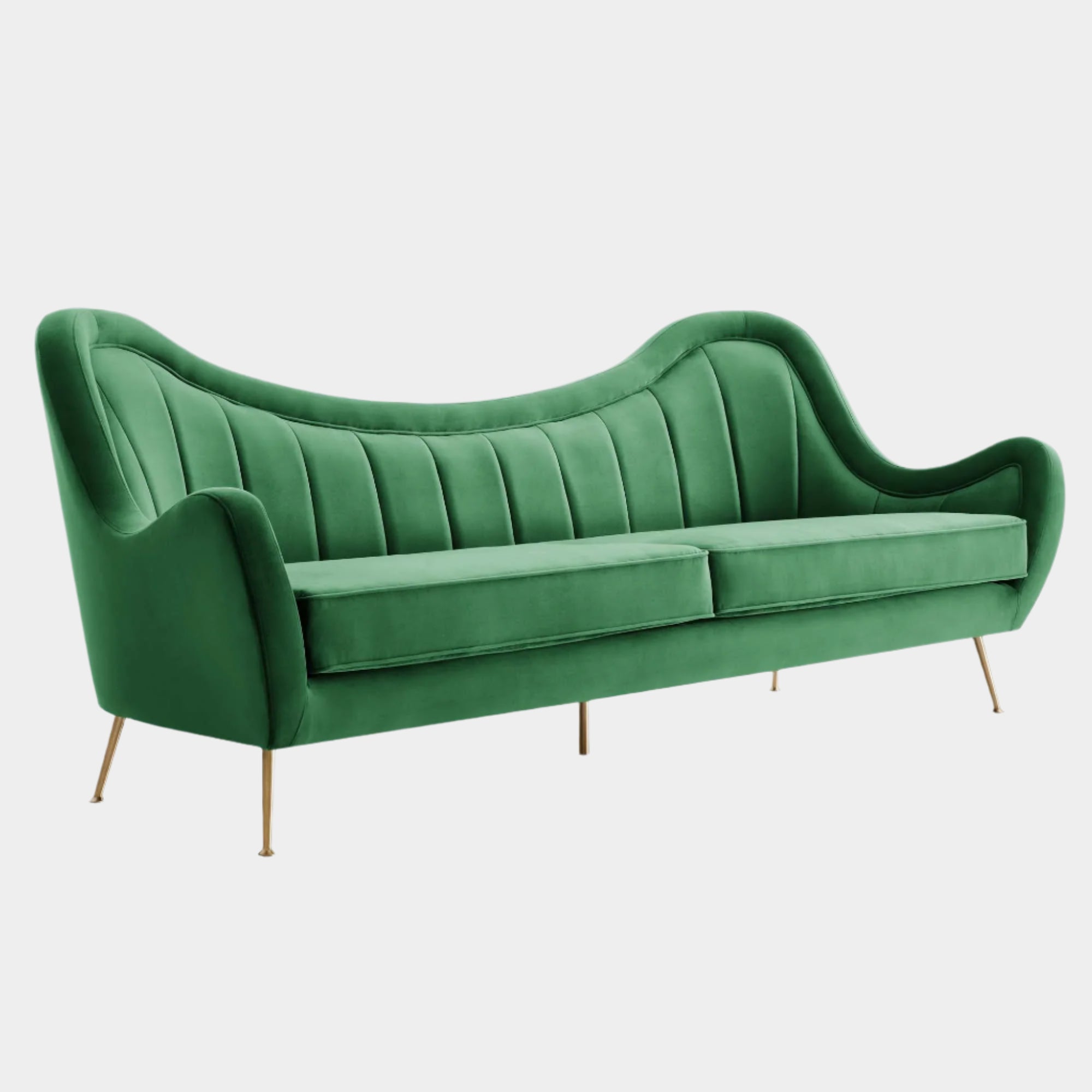 Cheshire Channel Tufted Performance Velvet Sofa