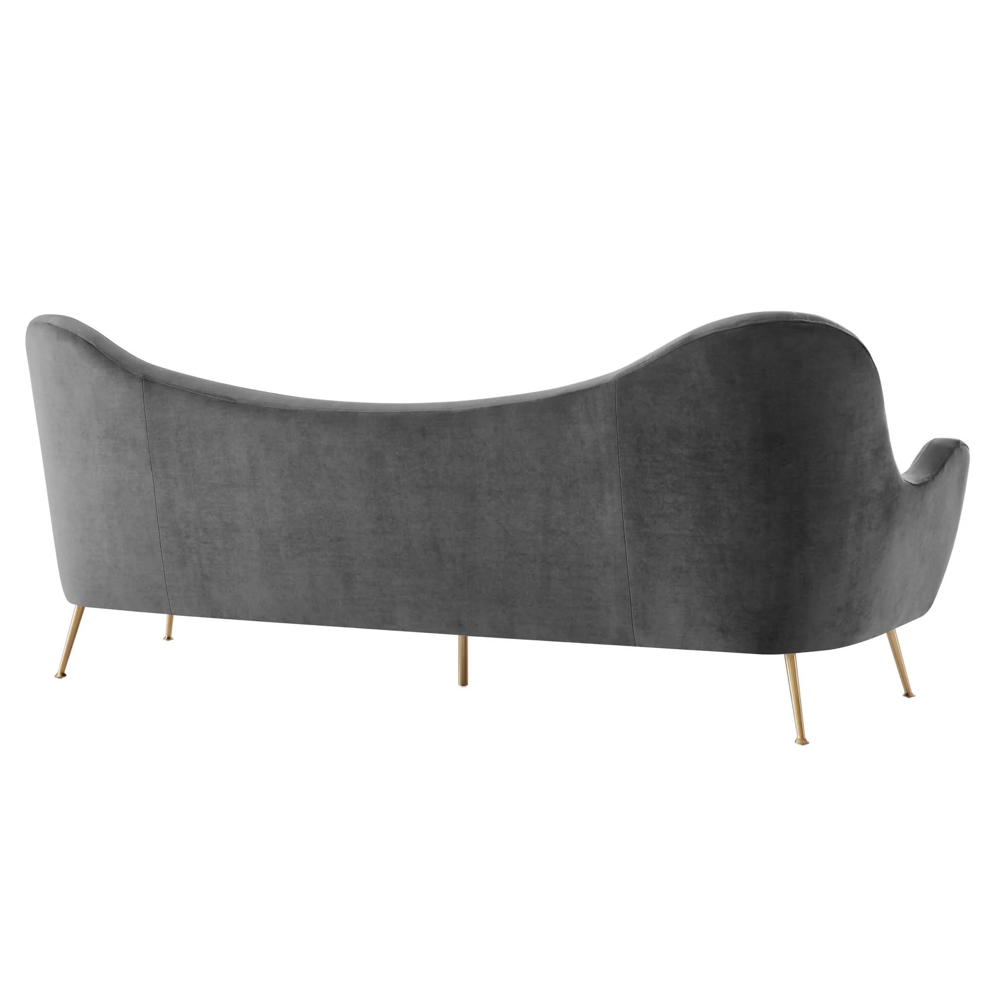 Cheshire Channel Tufted Performance Velvet Sofa