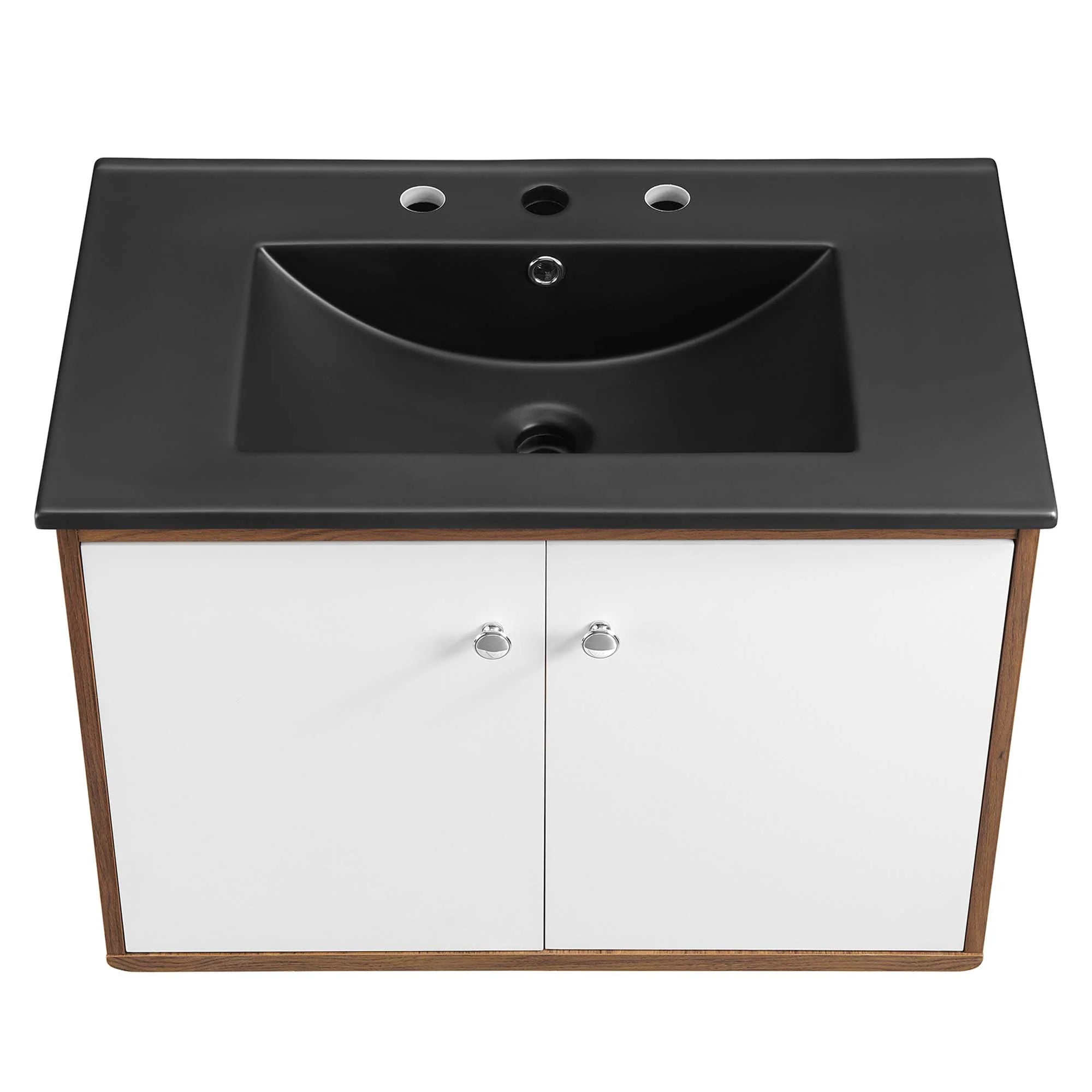 Transmit Wall-Mount Bathroom Vanity Basin Included