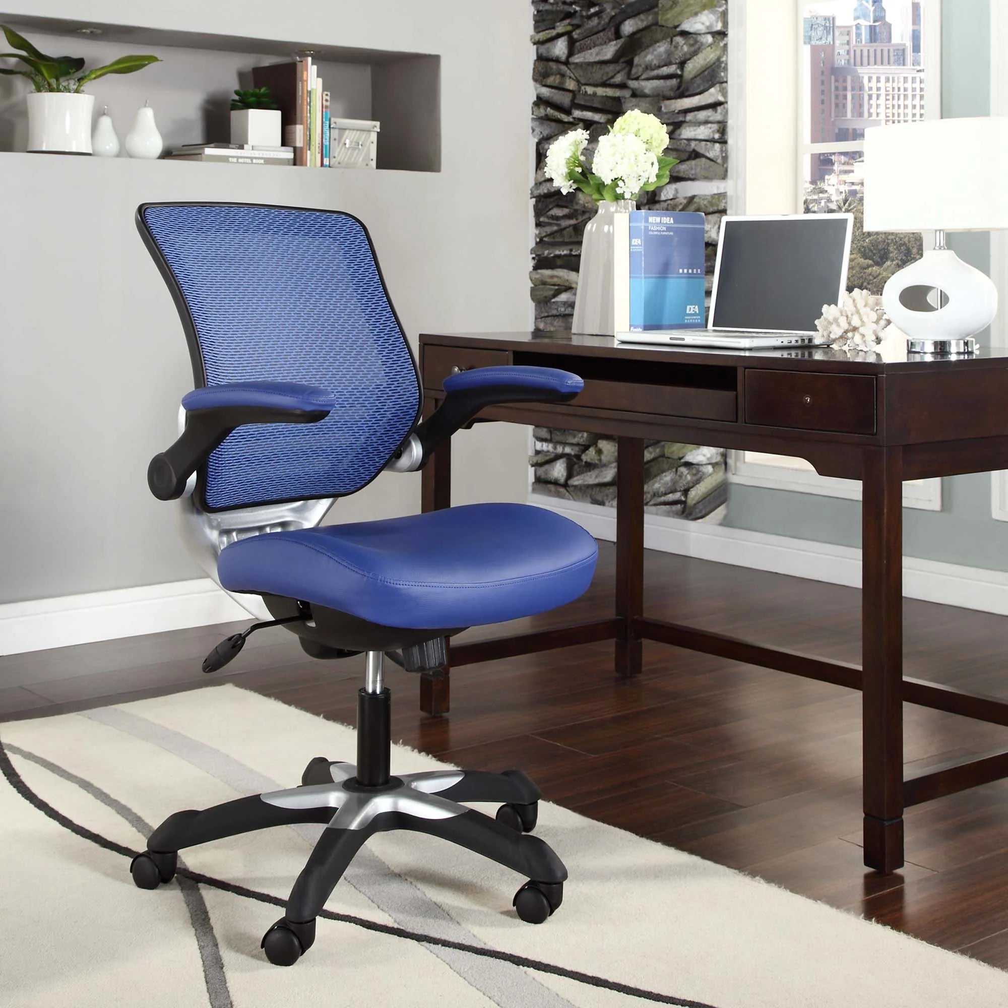 Chaise de bureau en vinyle Edge