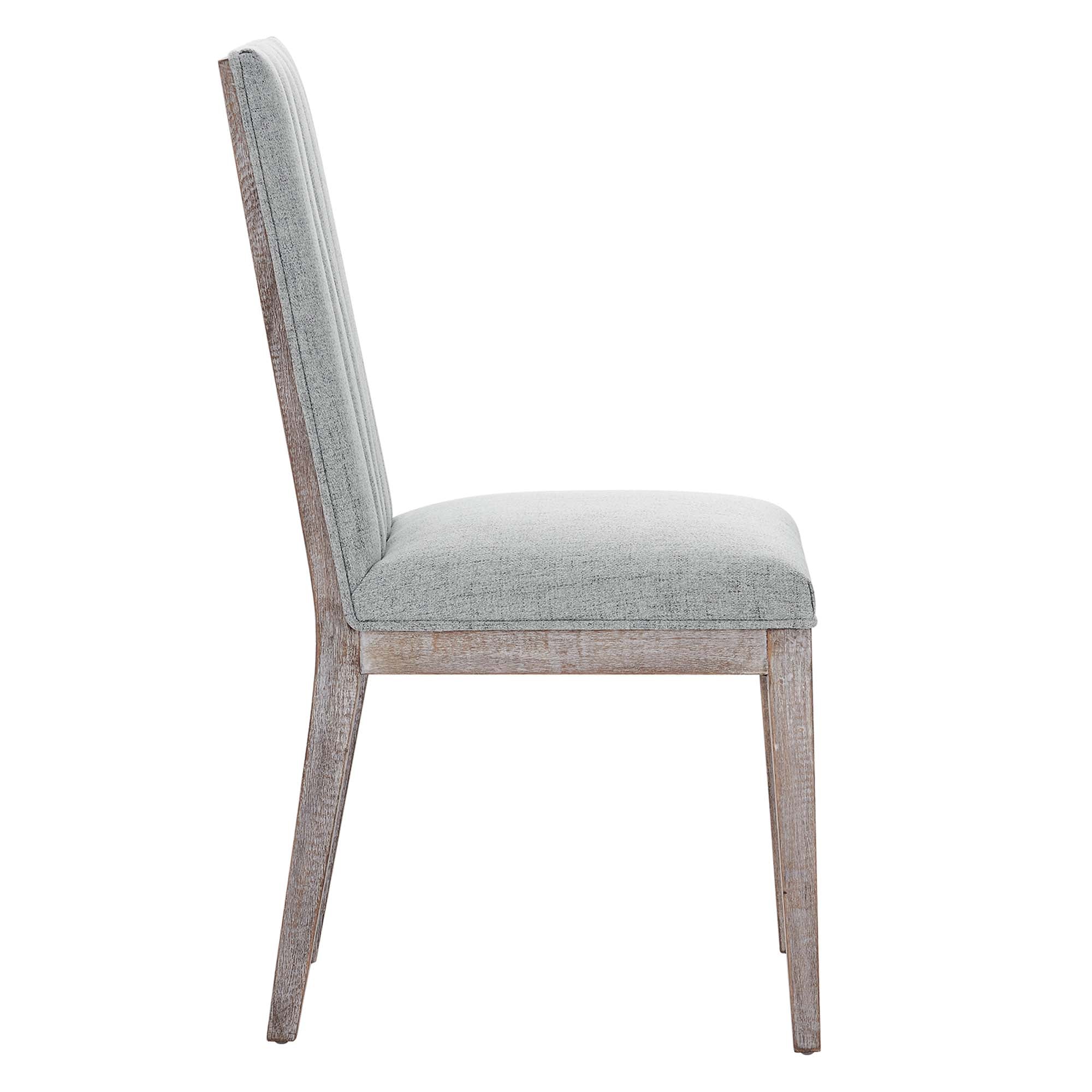 Maisonette French Vintage Tufted Fabric Dining Side Chair