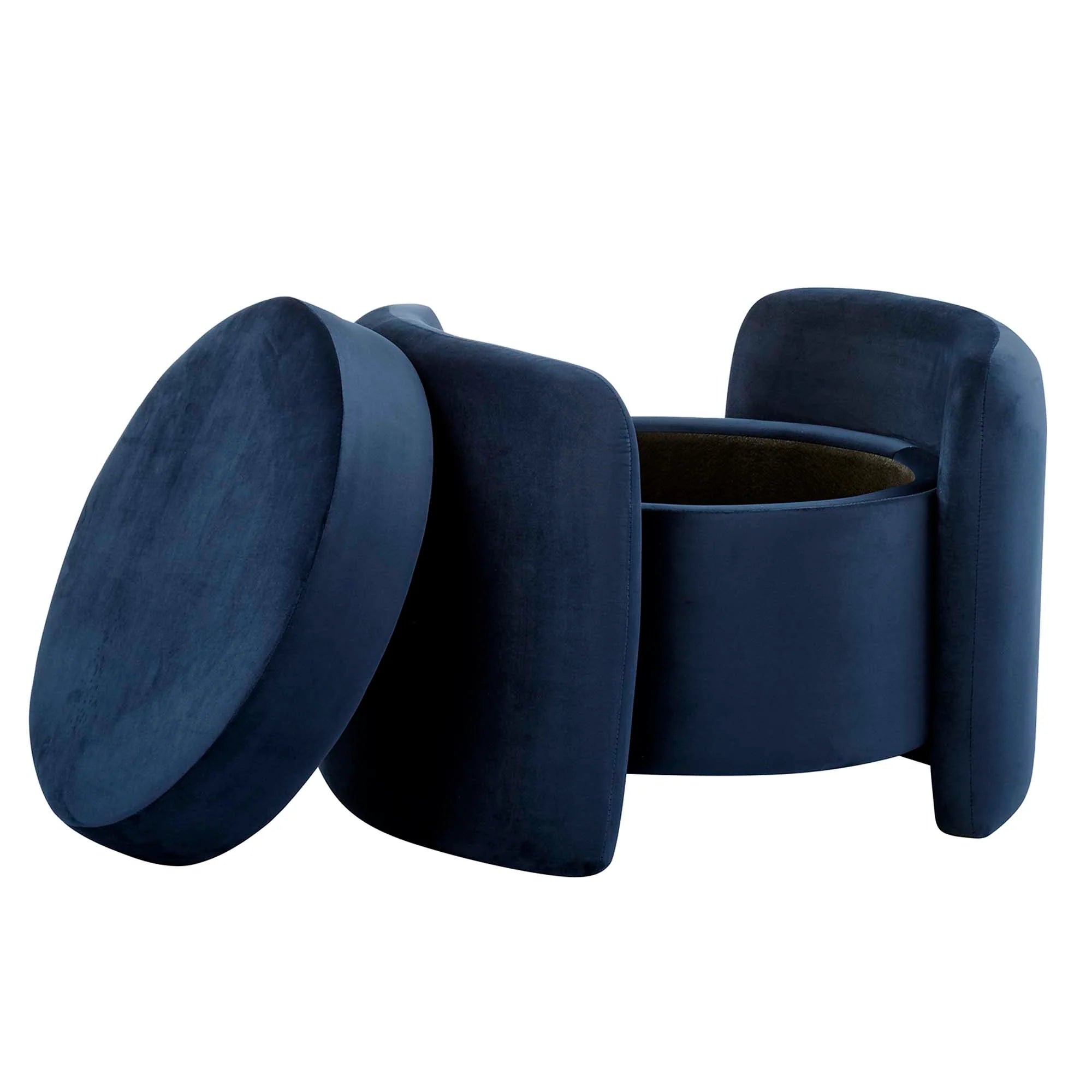 Chaise sans accoudoirs rembourrée en duvet Commix