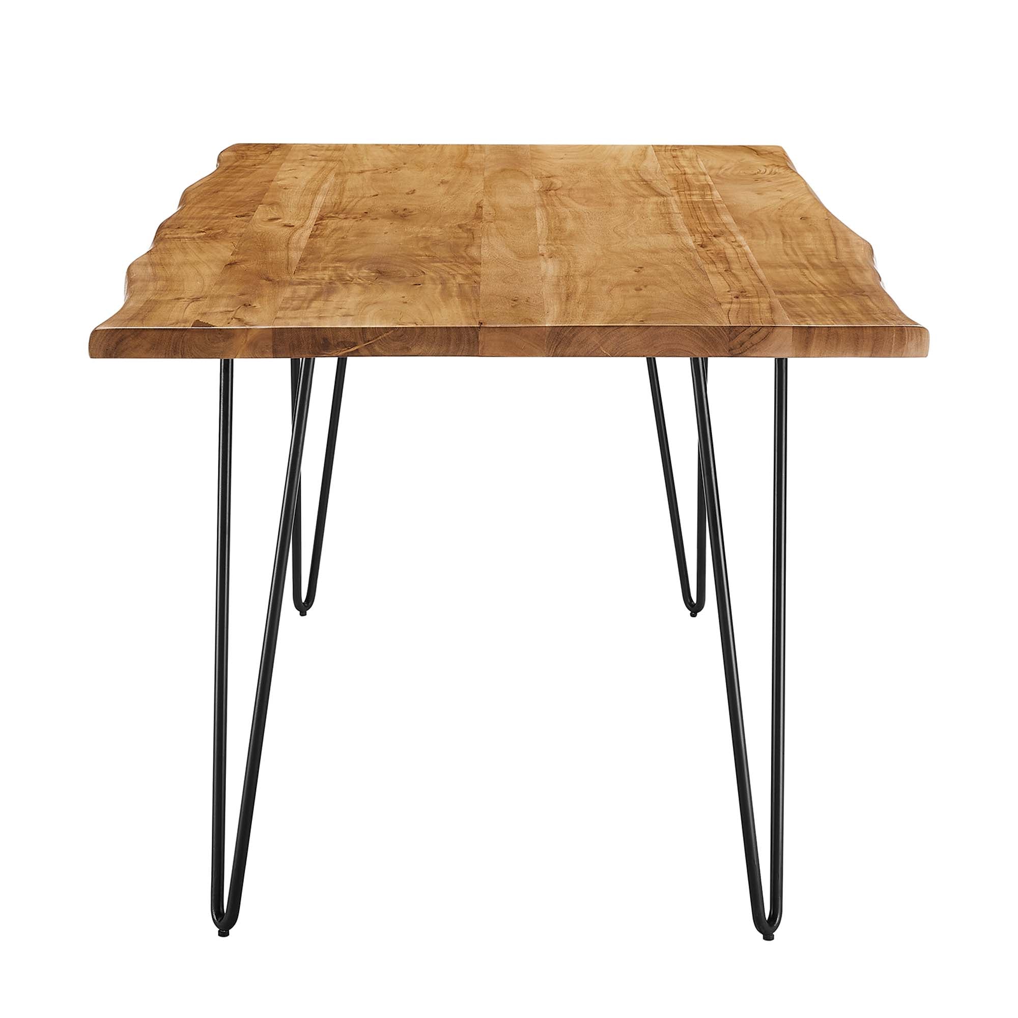 Ardor 74" Live Edge Acacia Wood Acacia Wood Dining Table