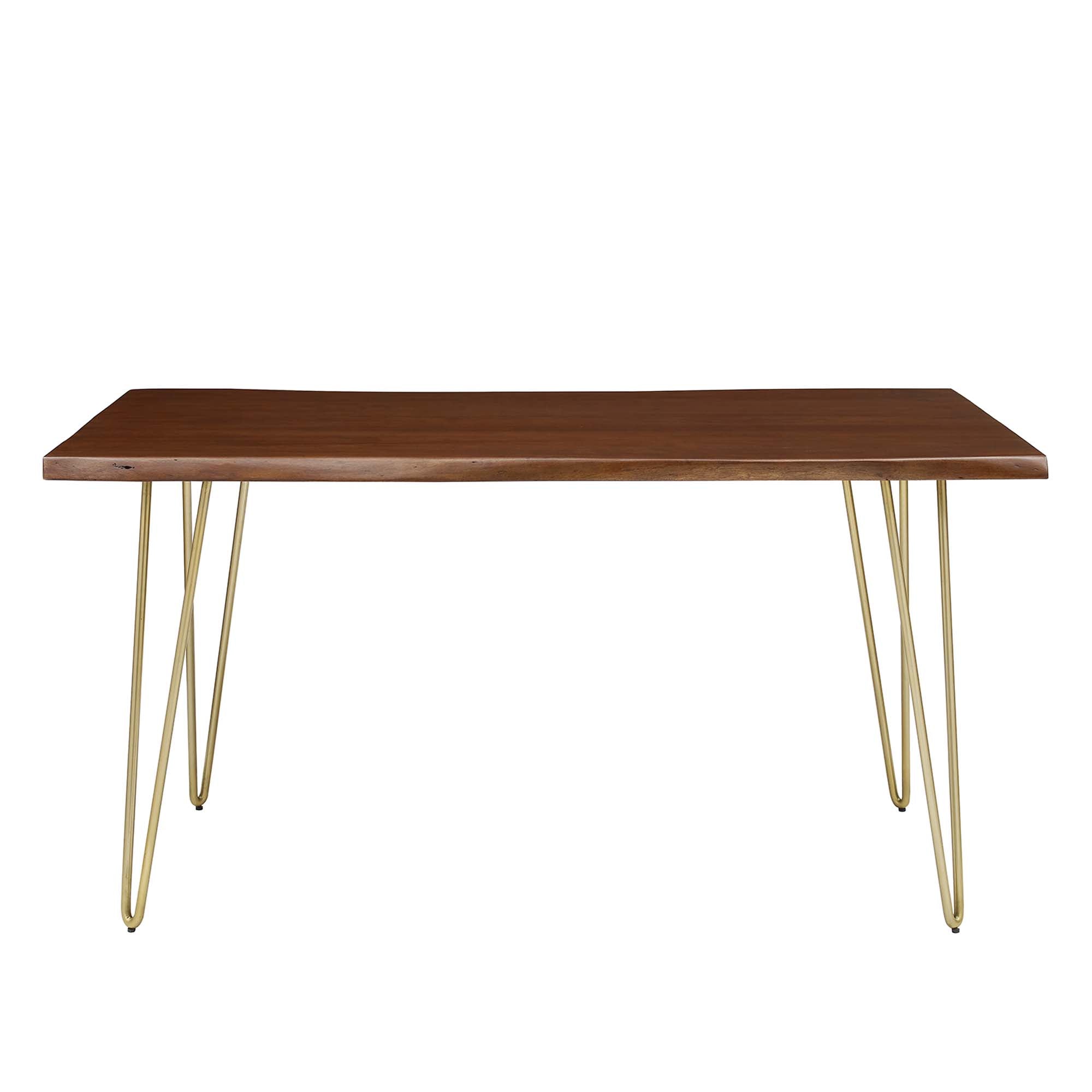 Ardor 60" Live Edge Acacia Wood Acacia Wood Dining Table