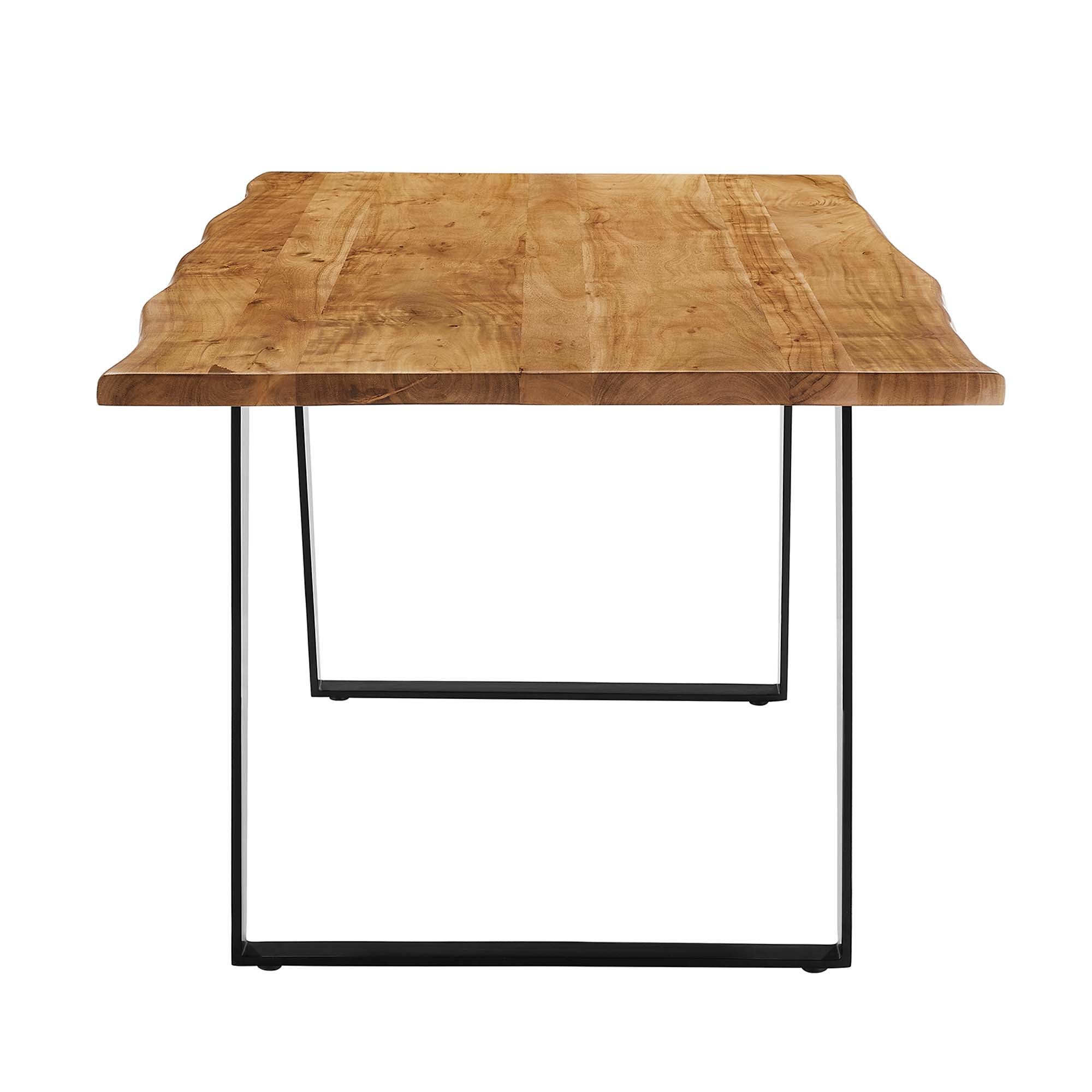 Viggo 60" Live Edge Acacia Wood Acacia Wood Dining Table