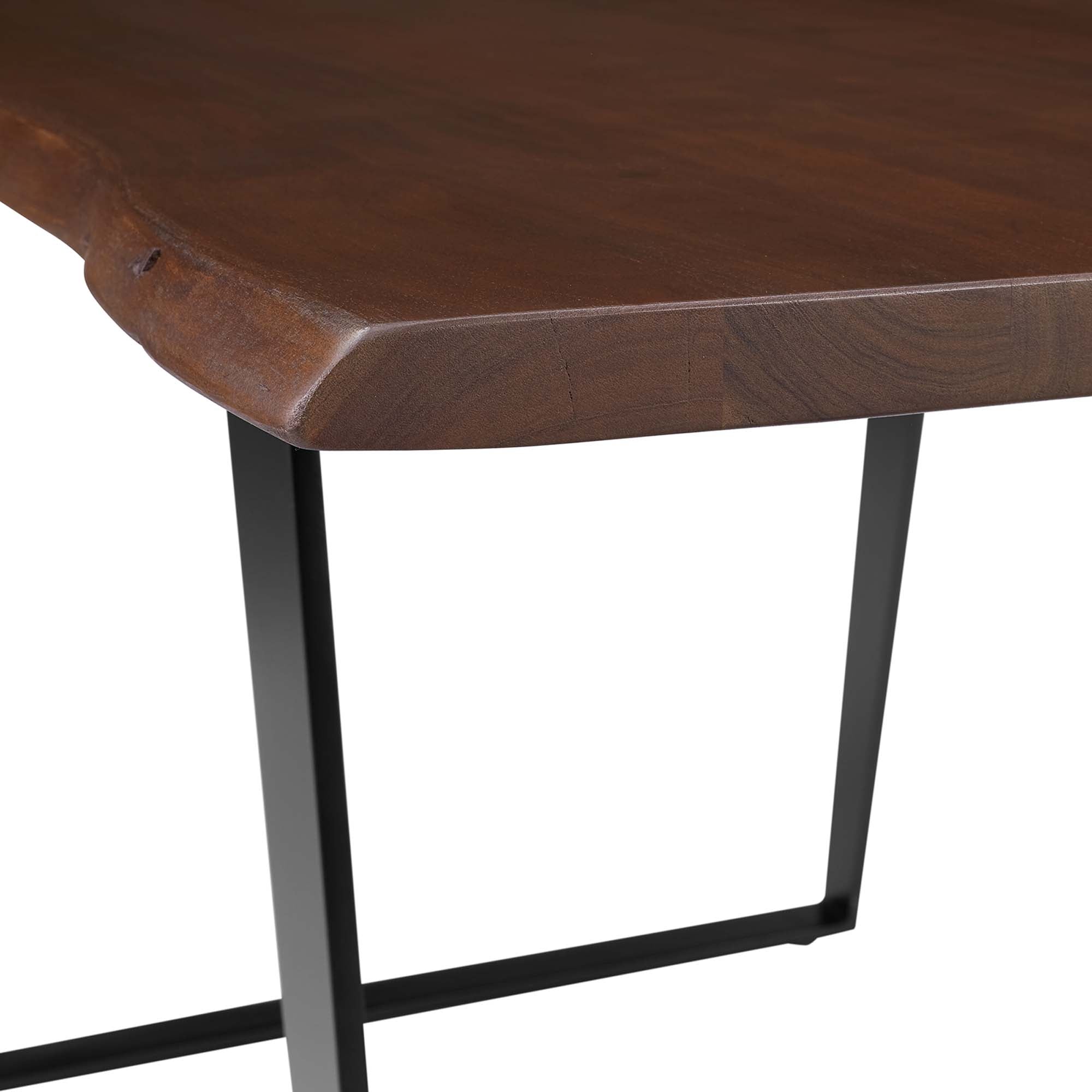 Viggo 60" Live Edge Acacia Wood Acacia Wood Dining Table