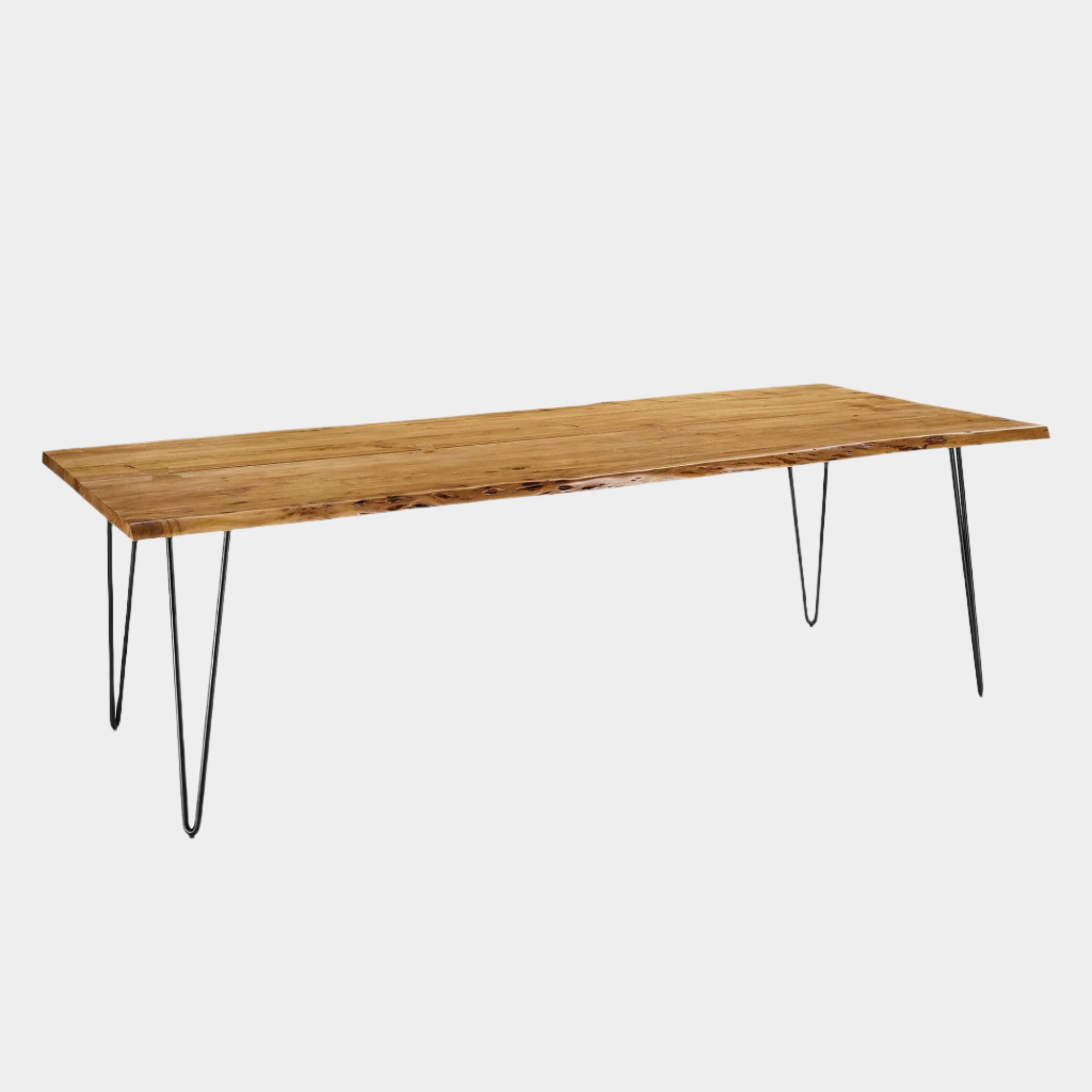 Ardor 96" Live Edge Acacia Wood Acacia Wood Dining Table