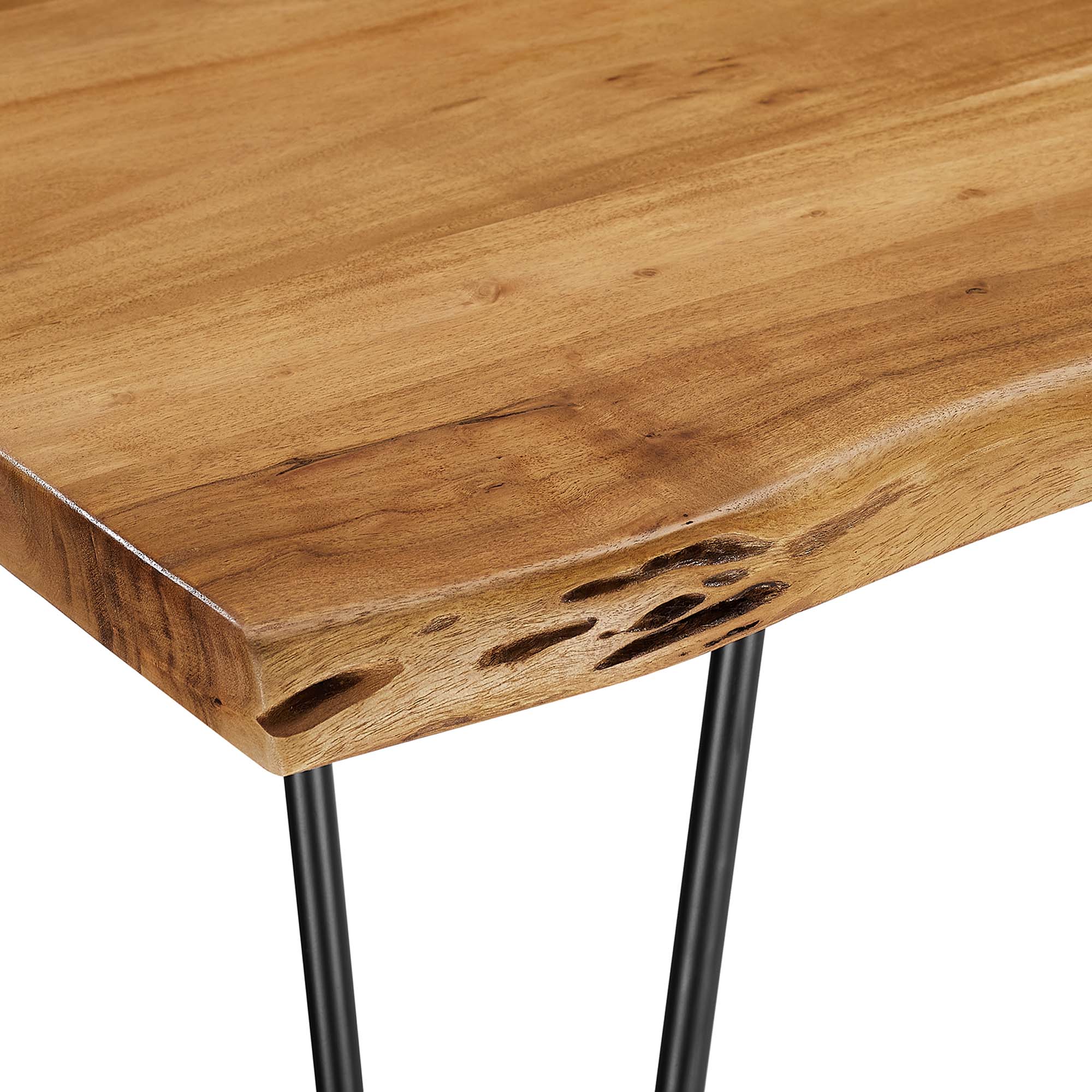 Ardor 96" Live Edge Acacia Wood Acacia Wood Dining Table