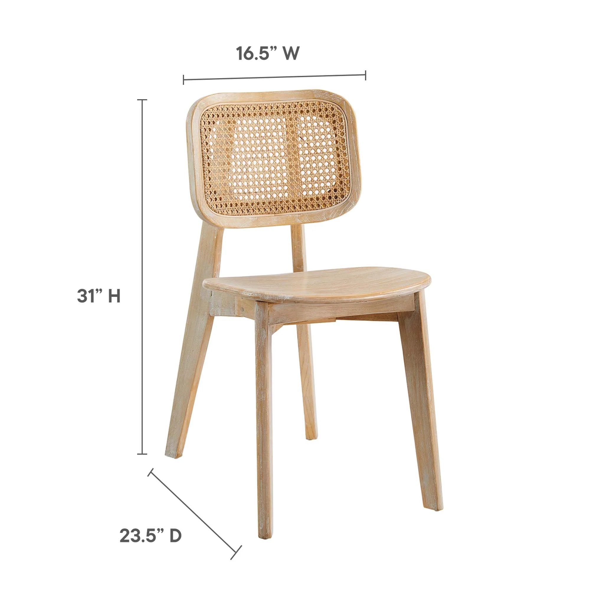 Habitat Wood Dining Side Chair Set of 2