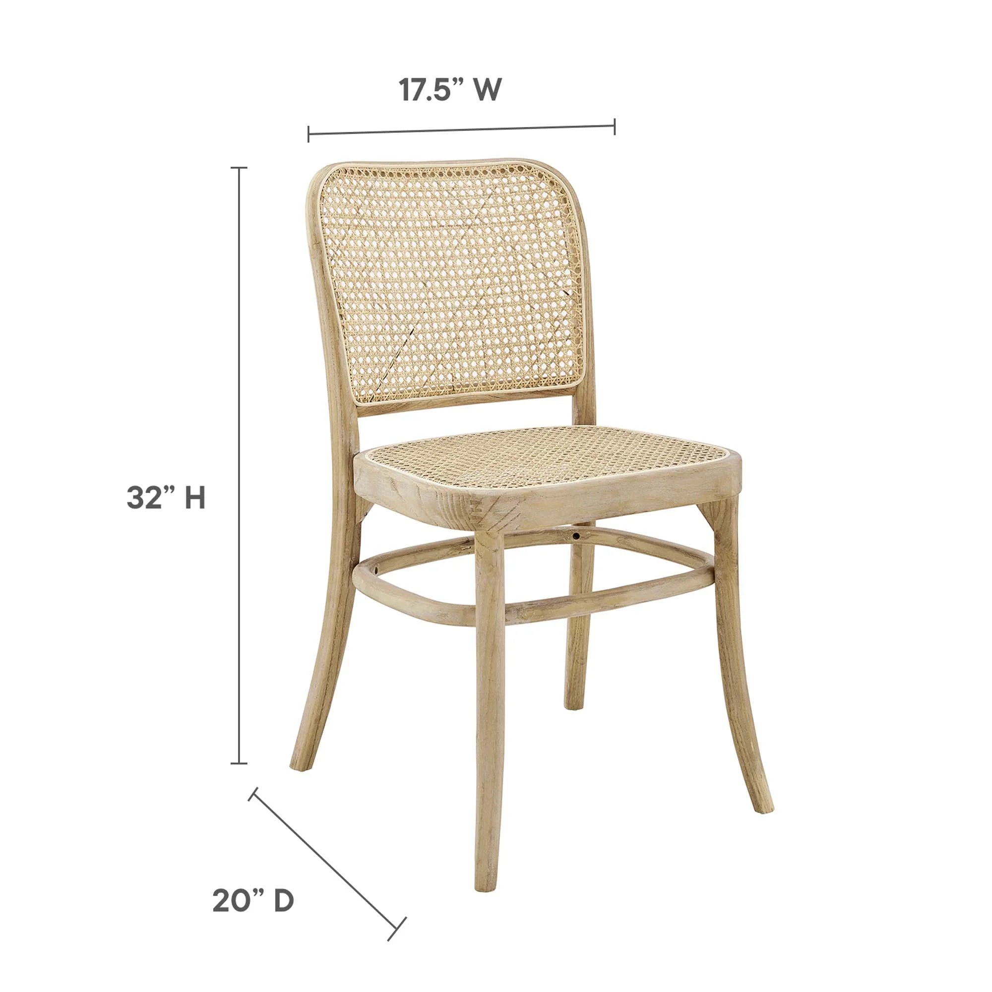 Winona Wood Dining Side Chair Set of 2