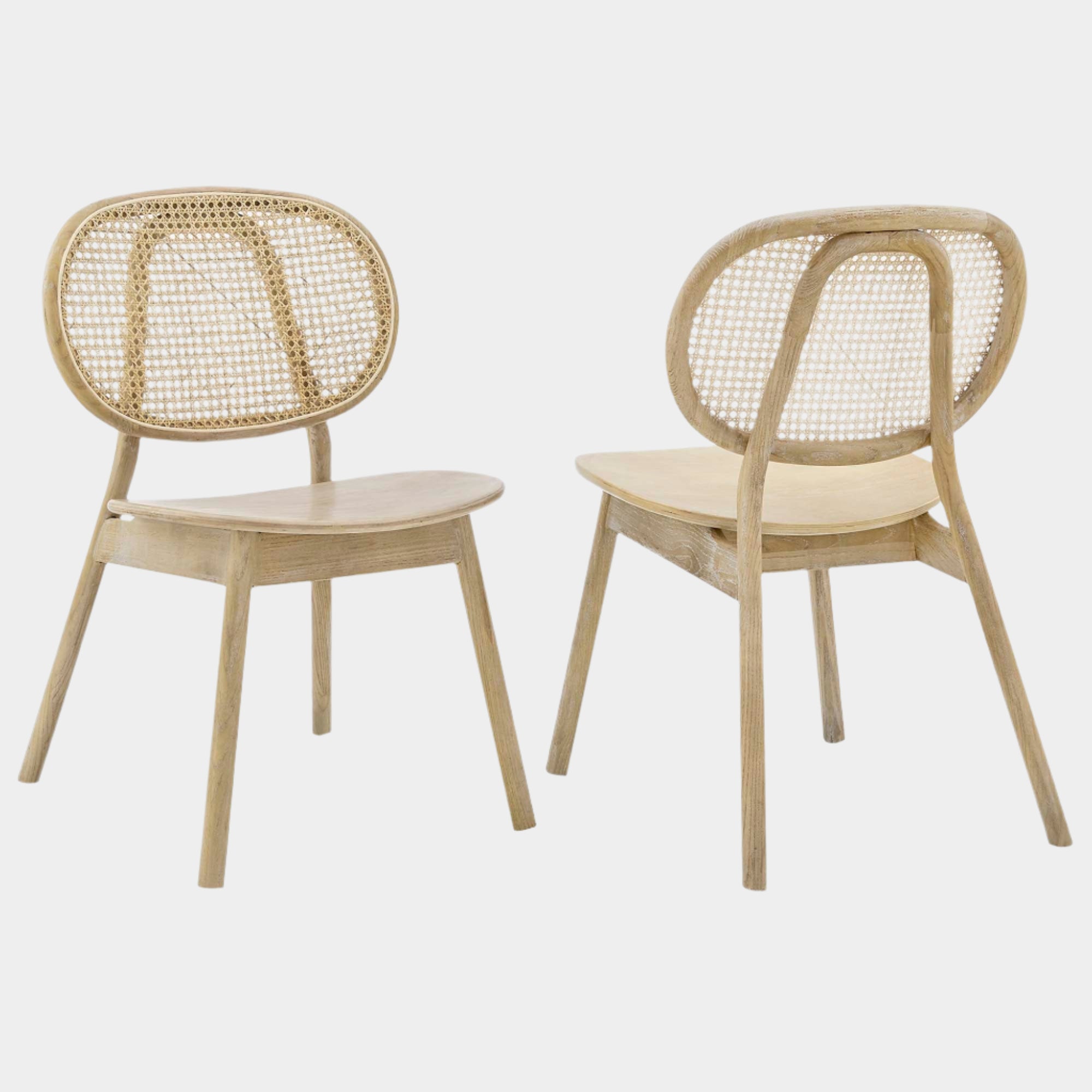 Malina Wood Dining Side Chair Set of 2