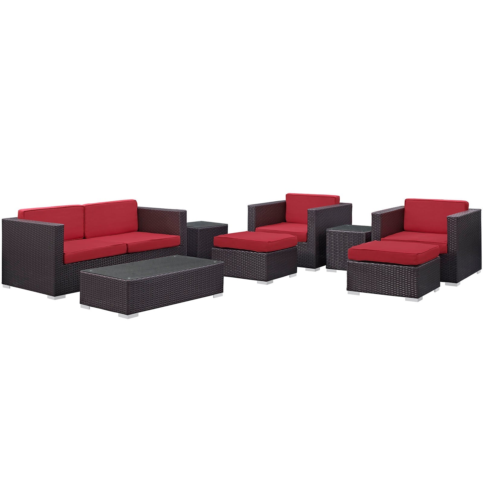 Convene 8 Piece Outdoor Patio Sofa Set