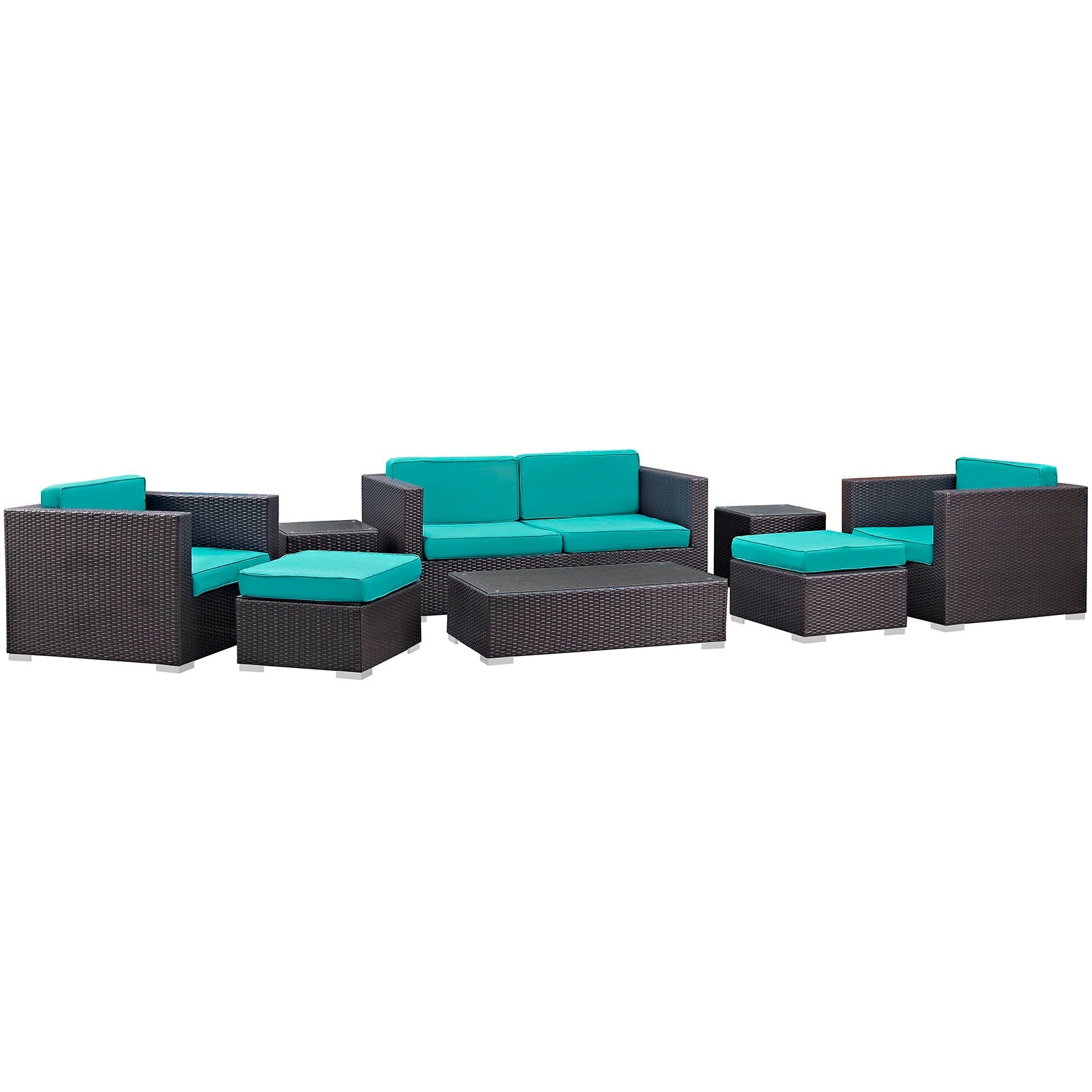 Venice 8 Piece Outdoor Patio Sofa Set