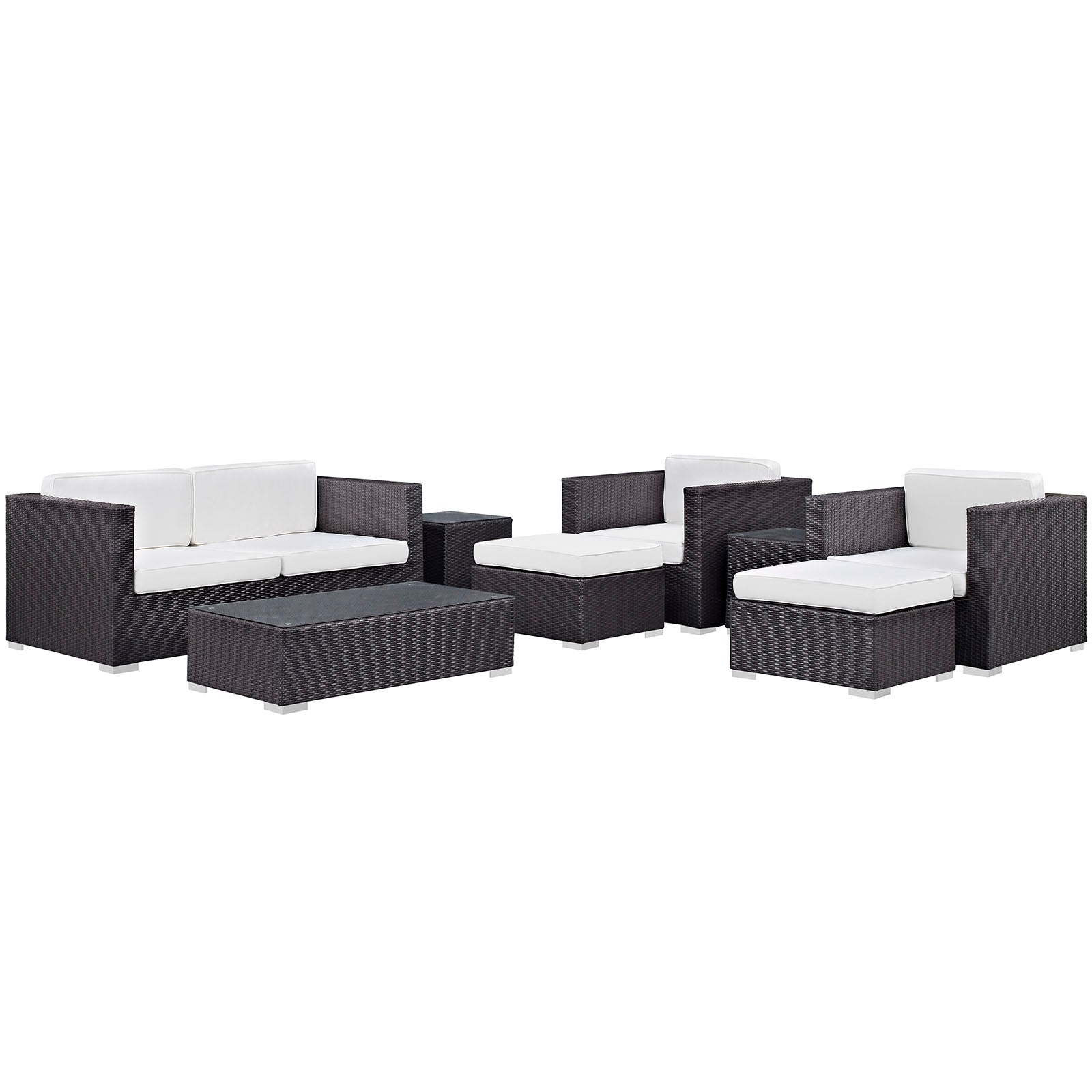 Venice 8 Piece Outdoor Patio Sofa Set