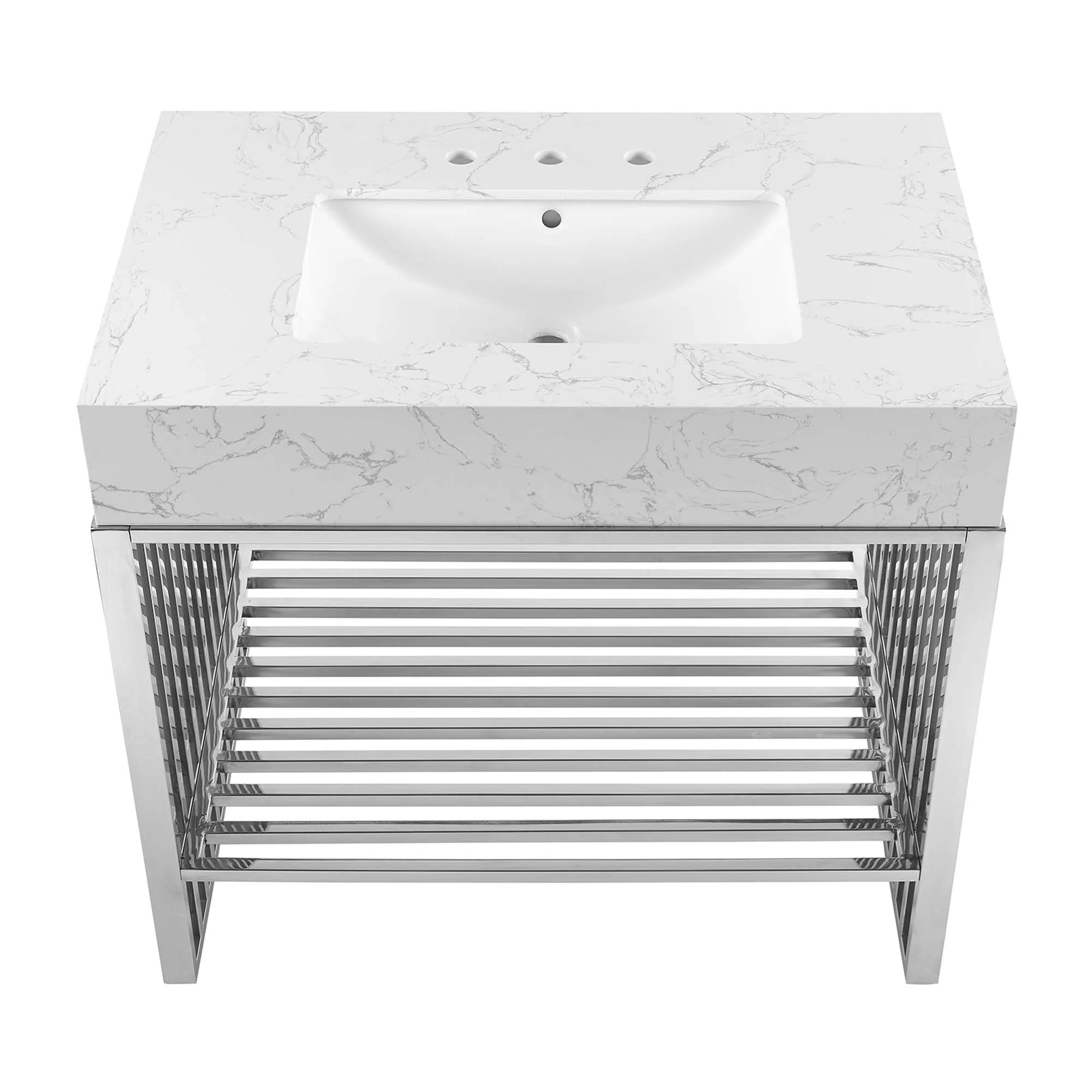 Gridiron Bathroom Vanity Basin Included