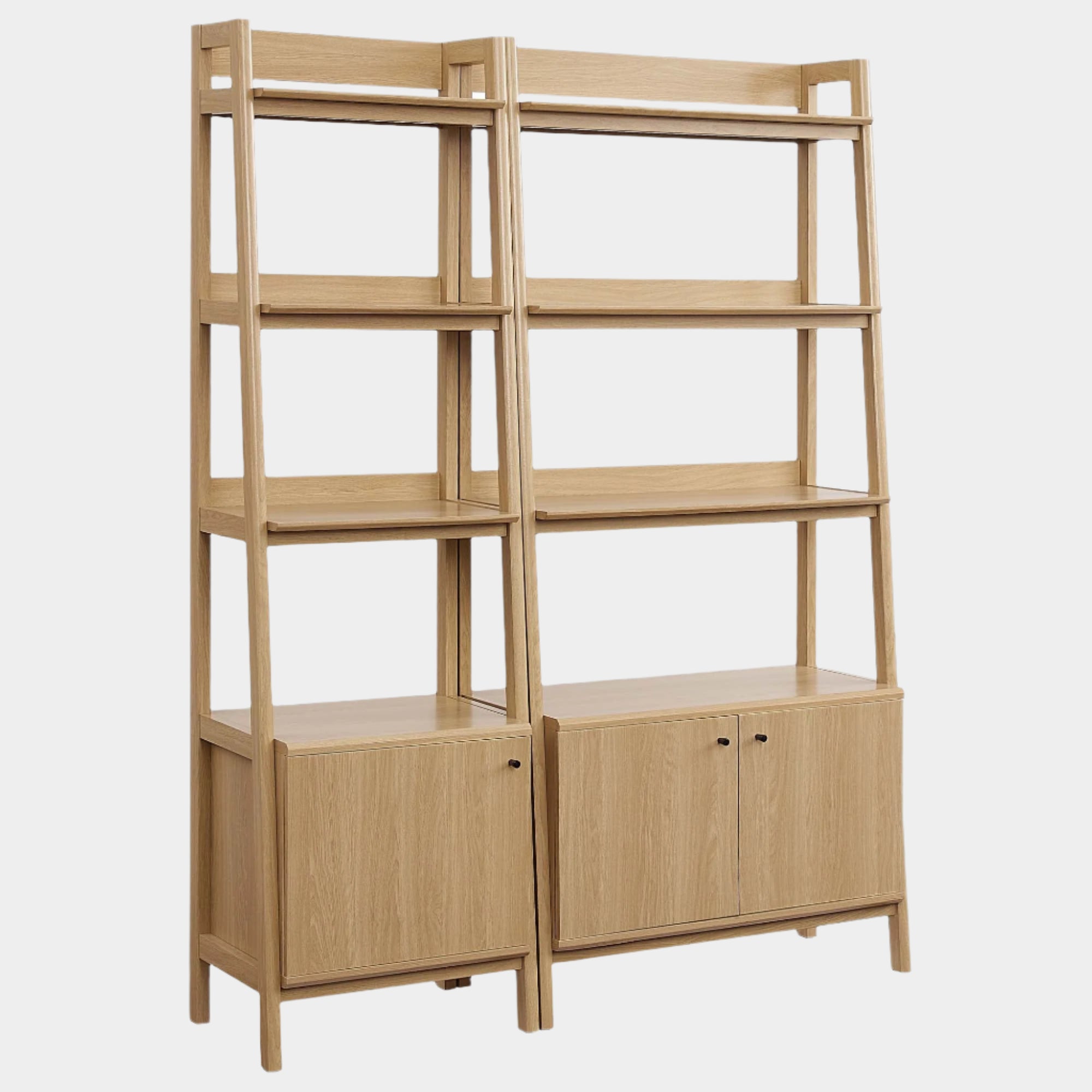 Bixby Wood Bookshelves Set of 2