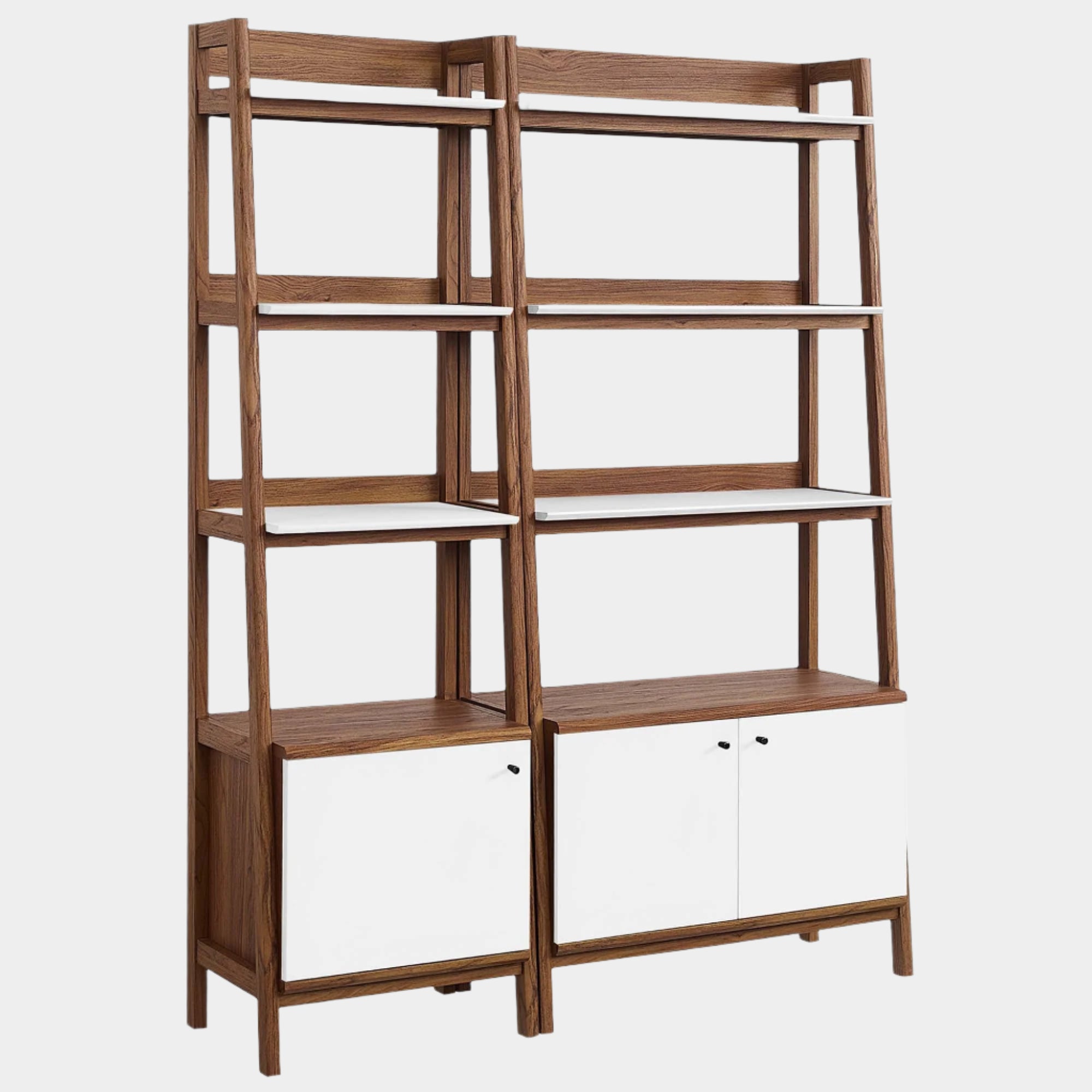 Bixby Wood Bookshelves Set of 2