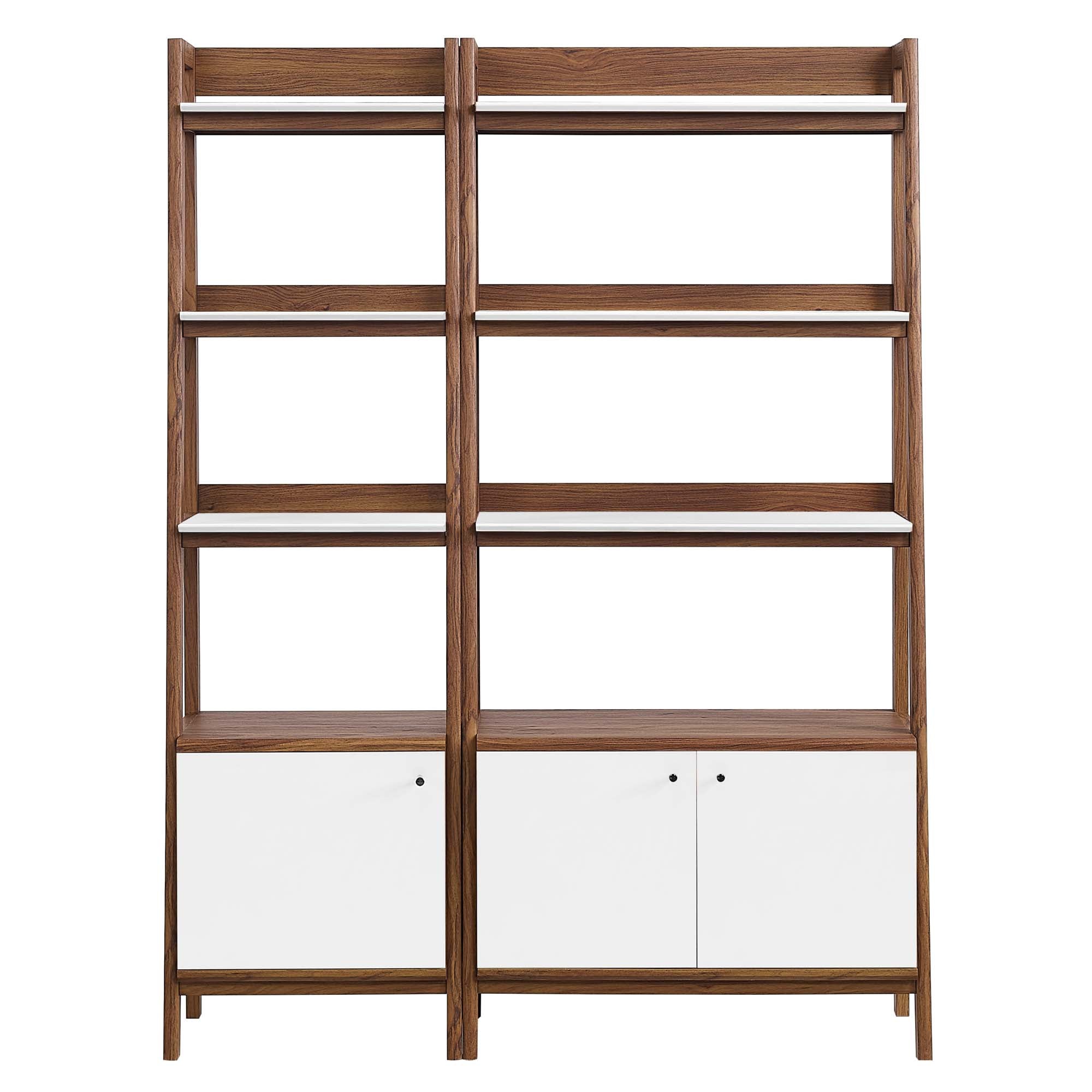 Bixby Wood Bookshelves Set of 2