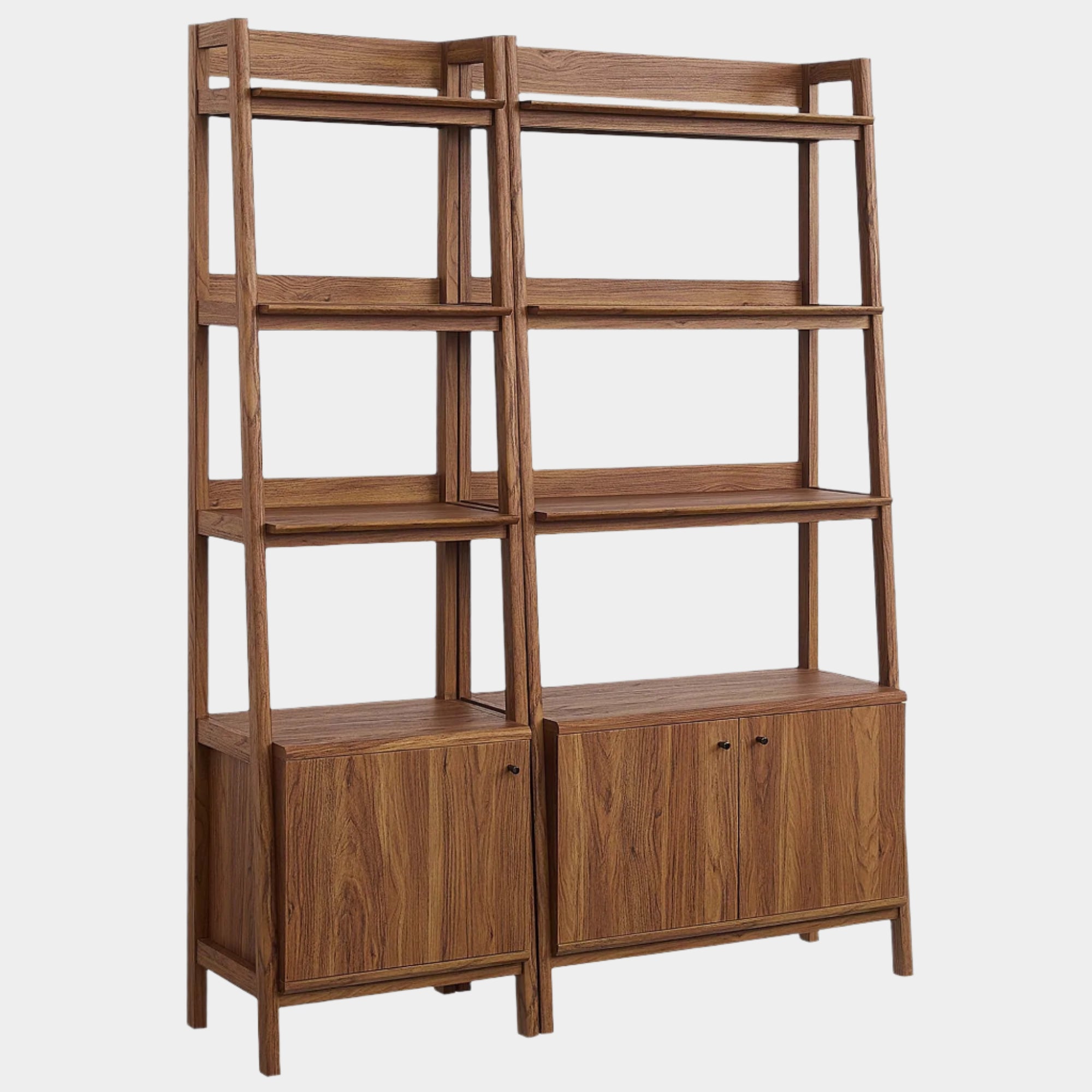 Bixby Wood Bookshelves Set of 2