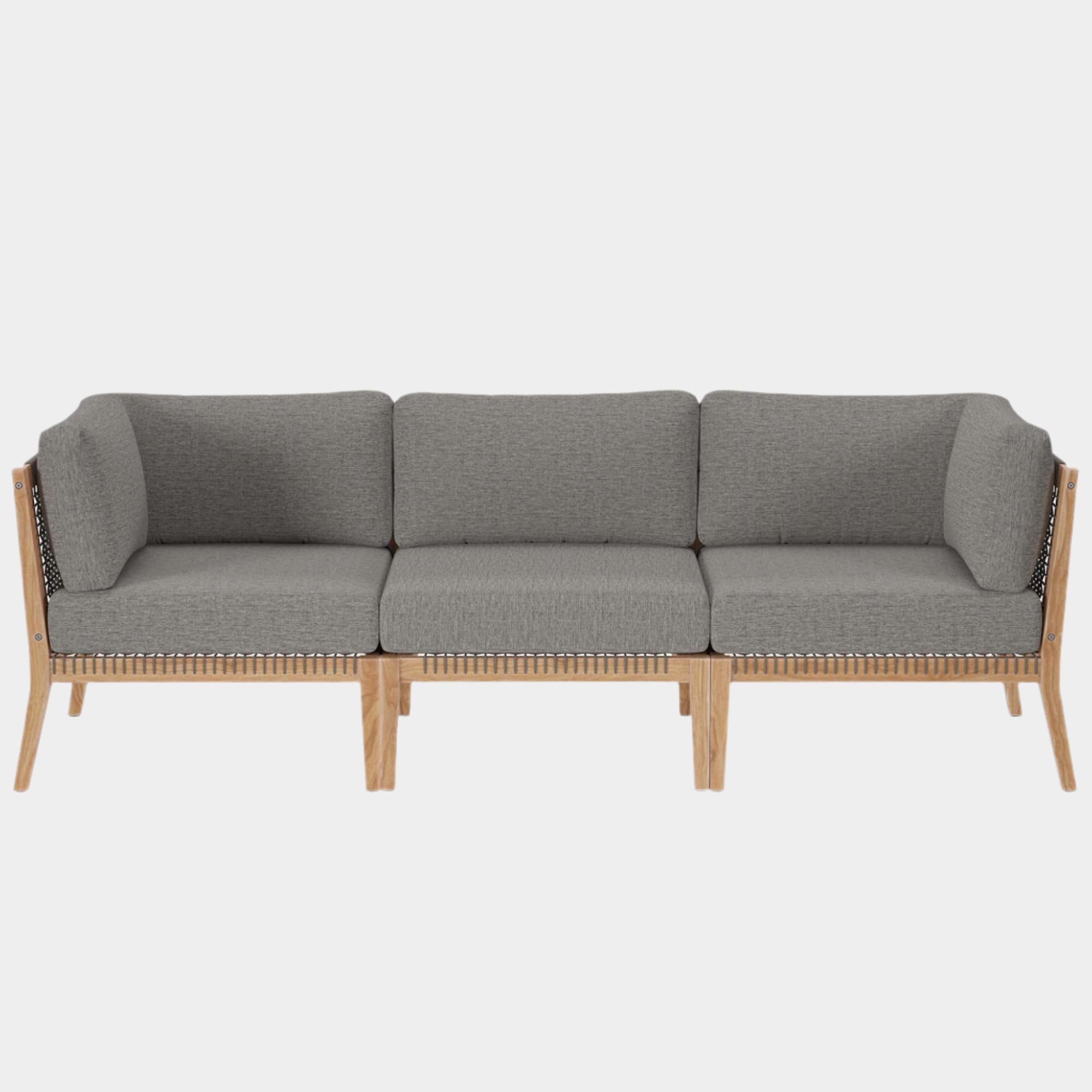 Clearwater Outdoor Patio Teak Wood Sofa