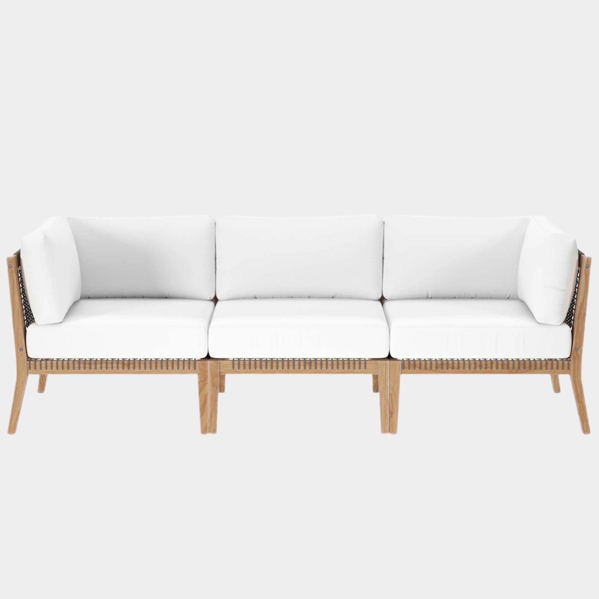 Clearwater Outdoor Patio Teak Wood Sofa