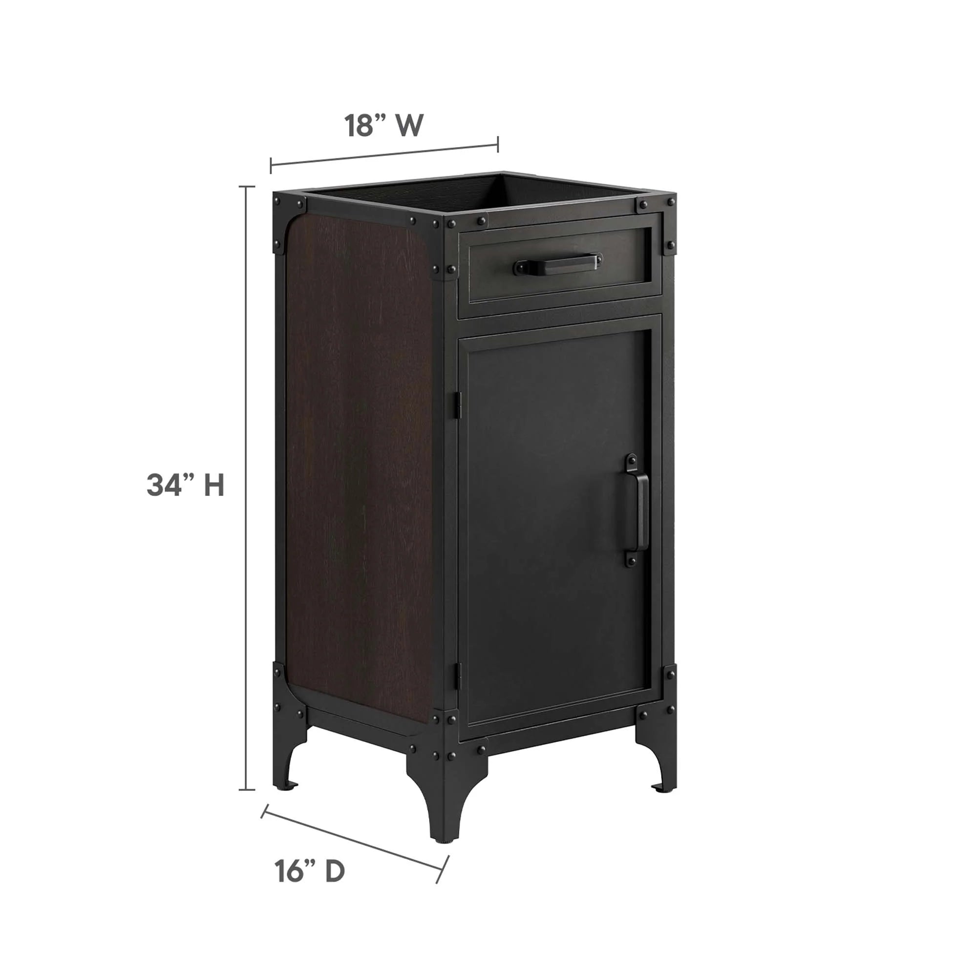 Meuble-lavabo de salle de bain Steamforge Lavabo non inclus