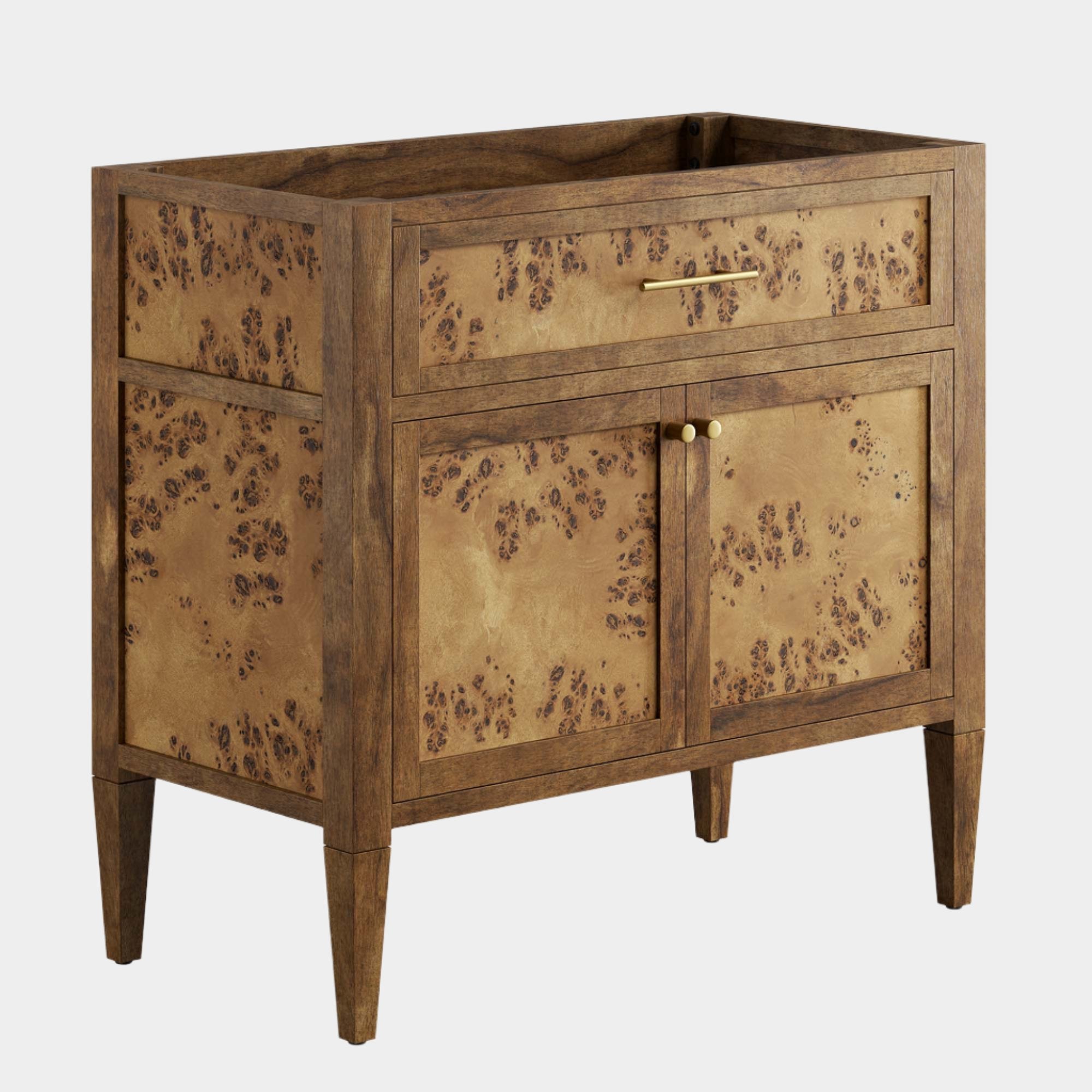 Elysian Wood Bathroom Vanity Cabinet Basin Not Included